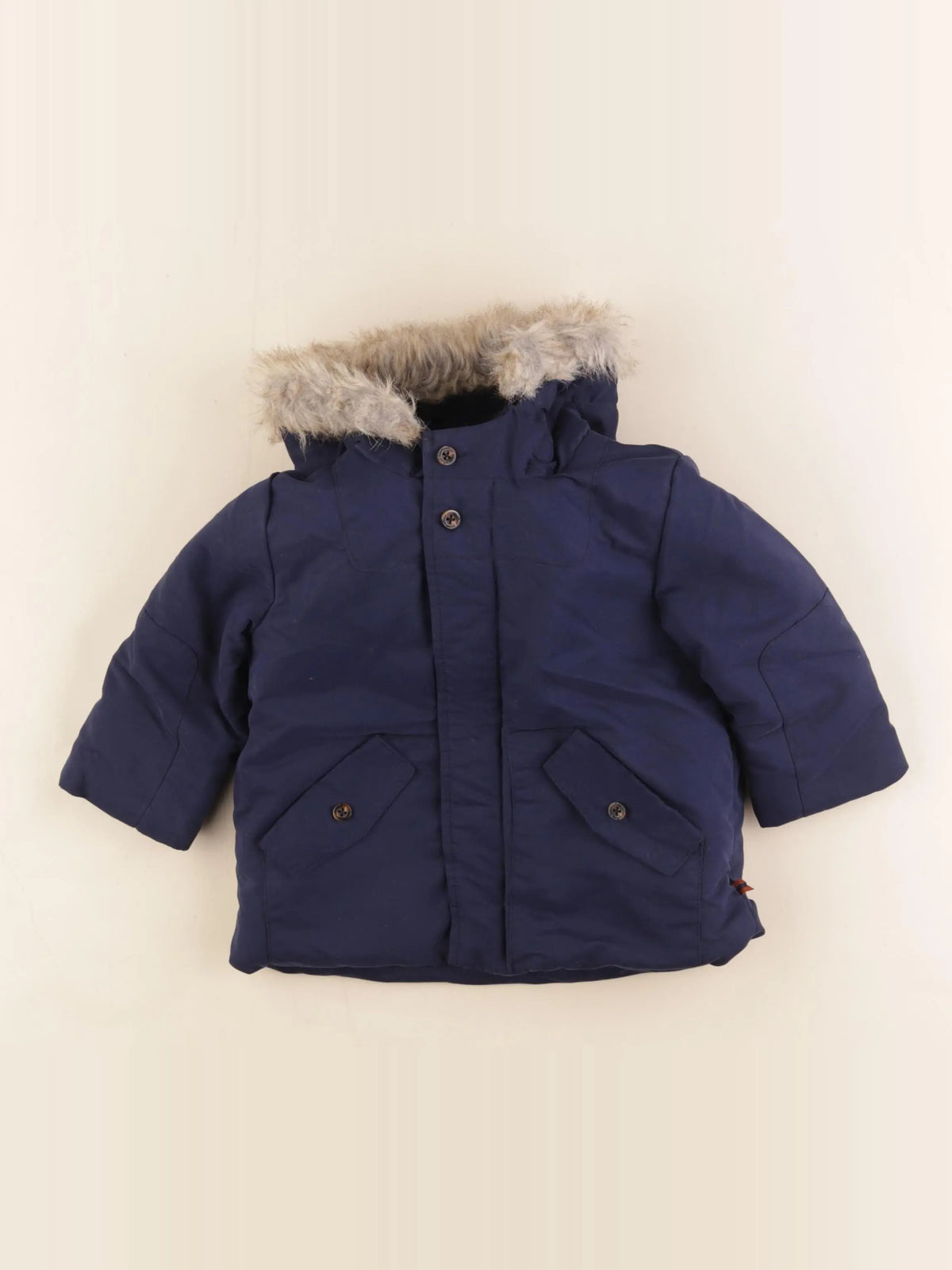Cadet Rousselle - parka bleu - 12 mois