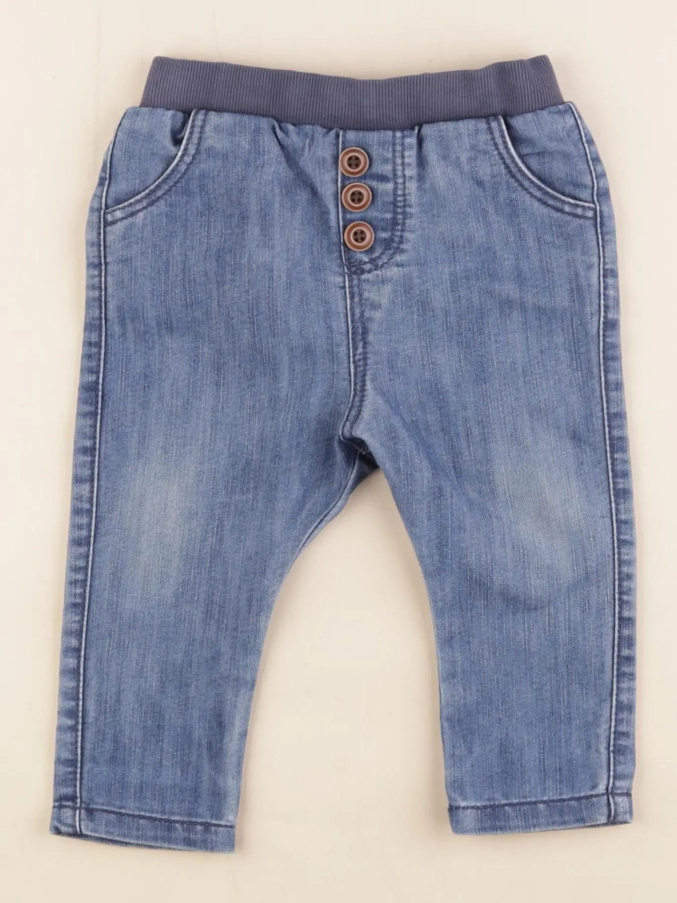 Tape à l'oeil - jean bleu - 12 mois