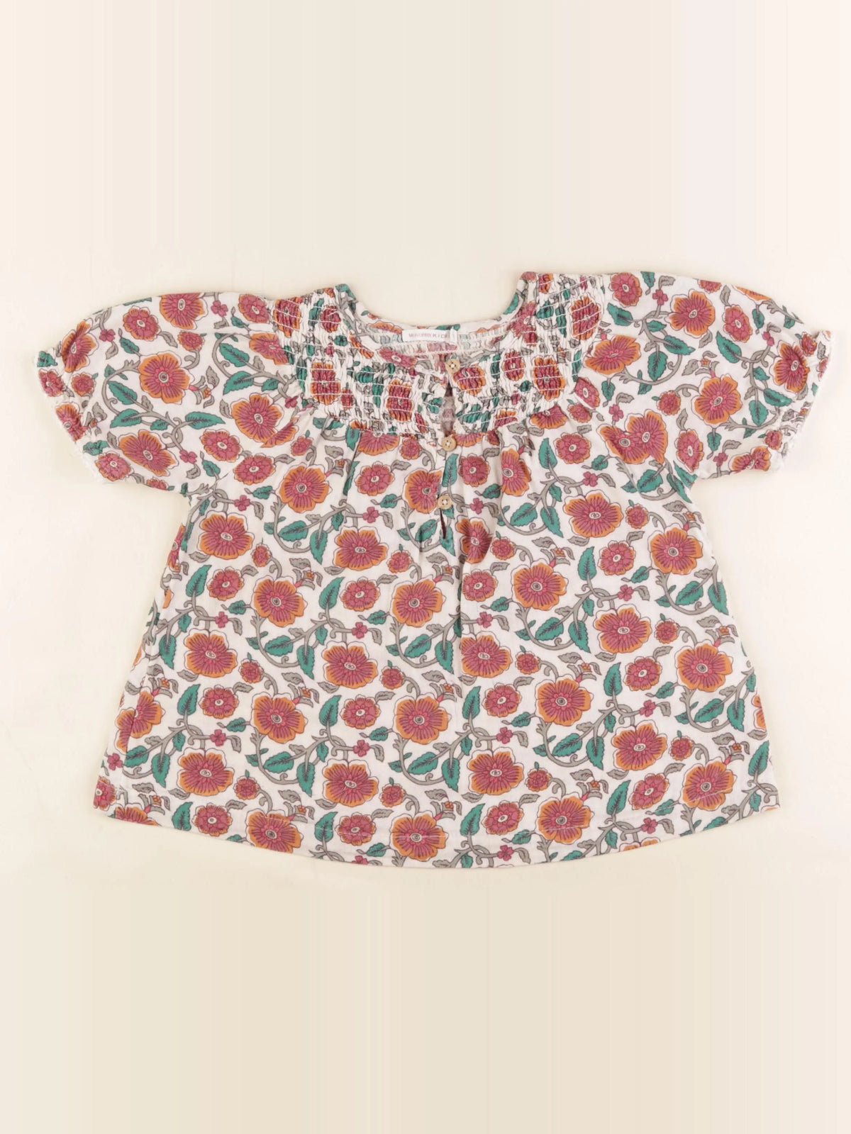 Monoprix - blouse multicolore - 6 ans