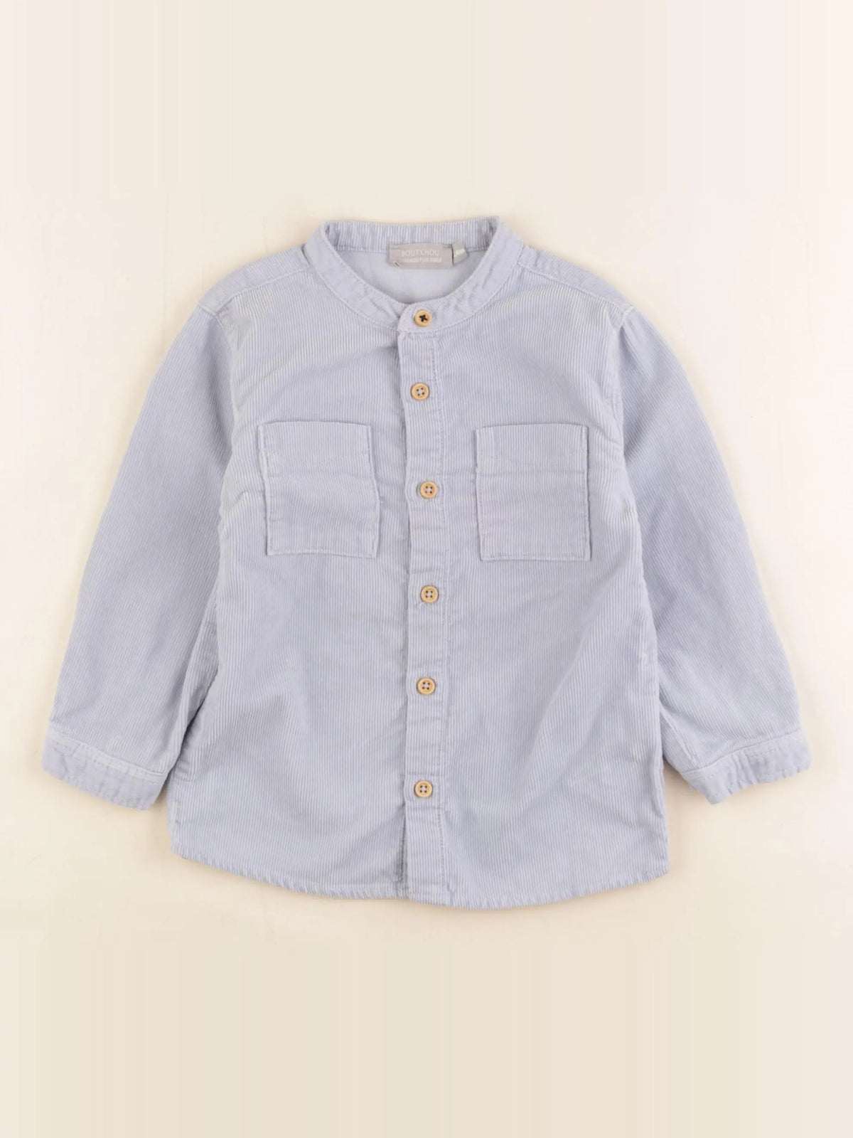 Boutchou - chemise bleu - 24 mois