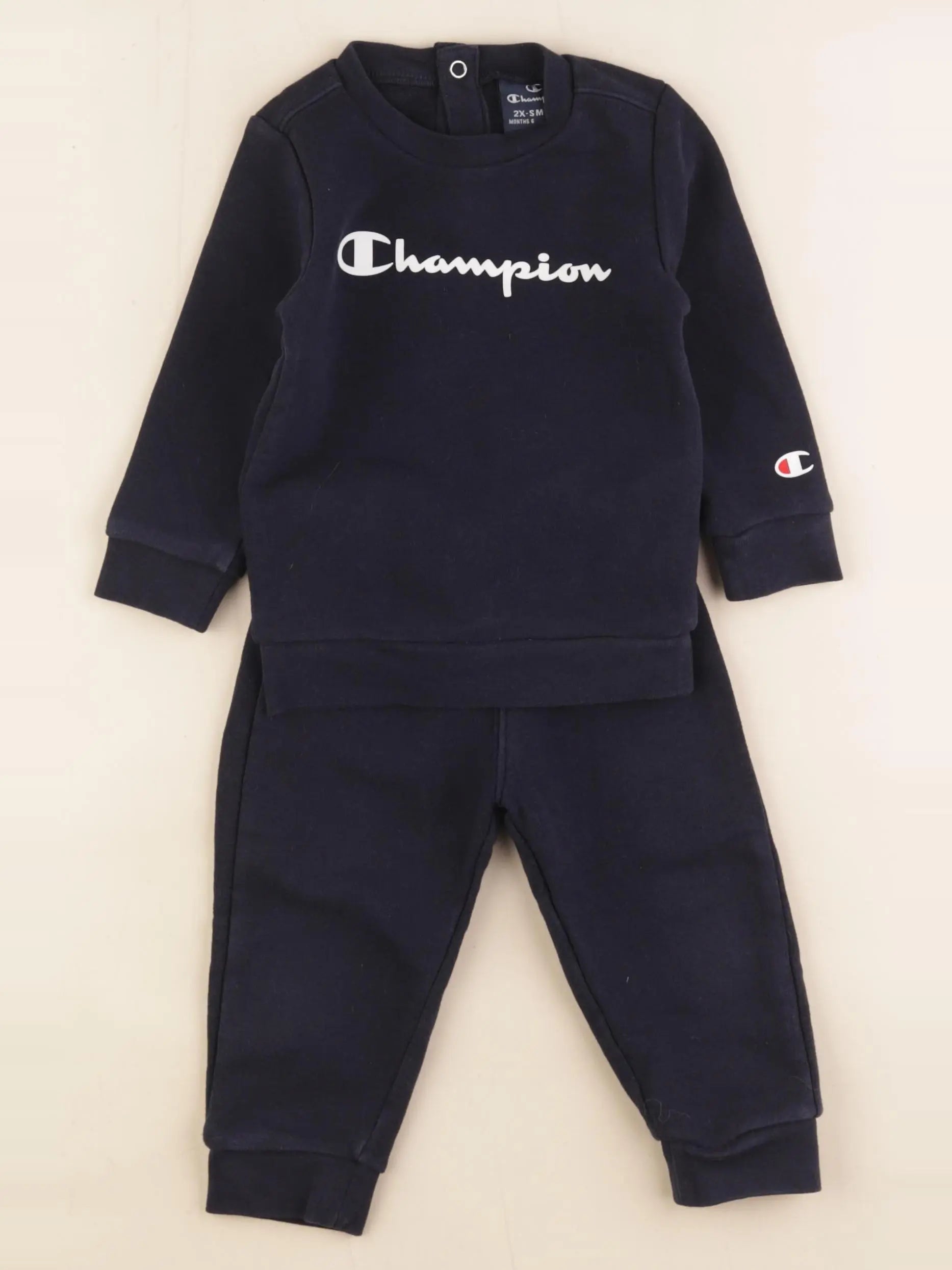 Champion  - ensemble bleu - 6 mois