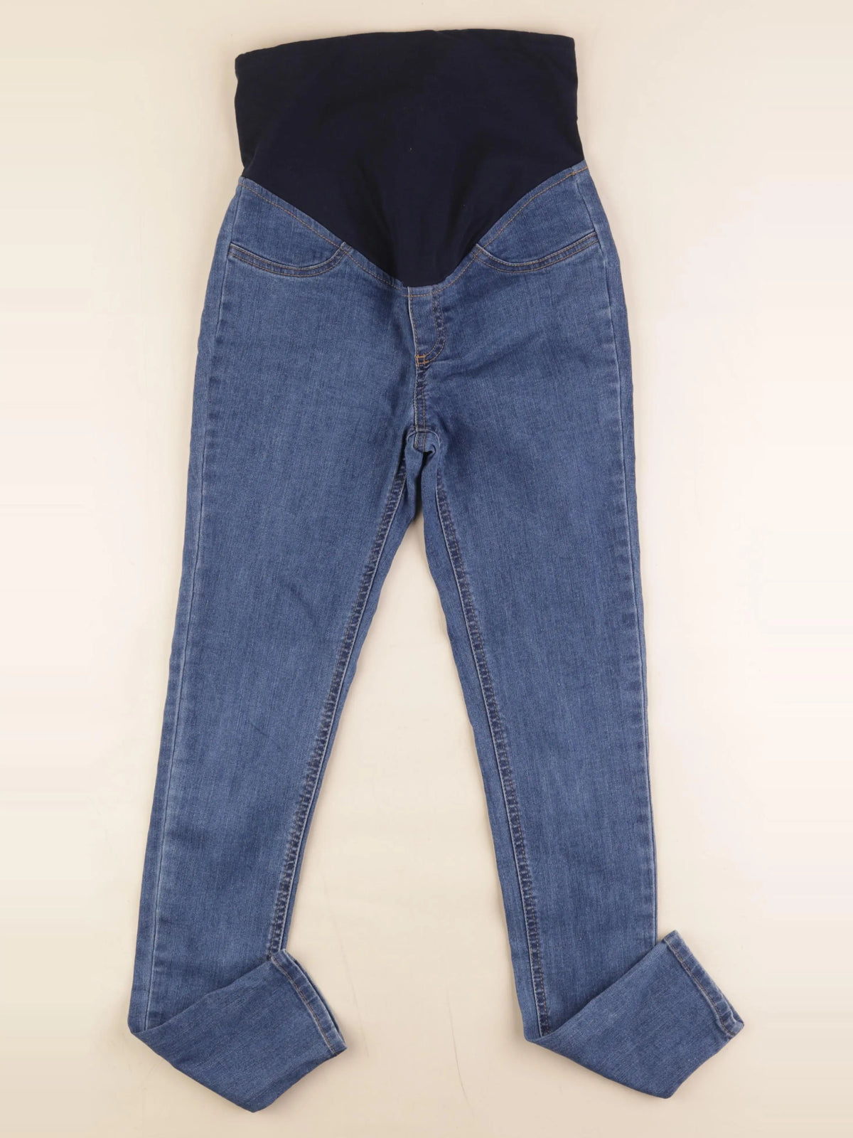 Vertbaudet - jean grossesse bleu - 34