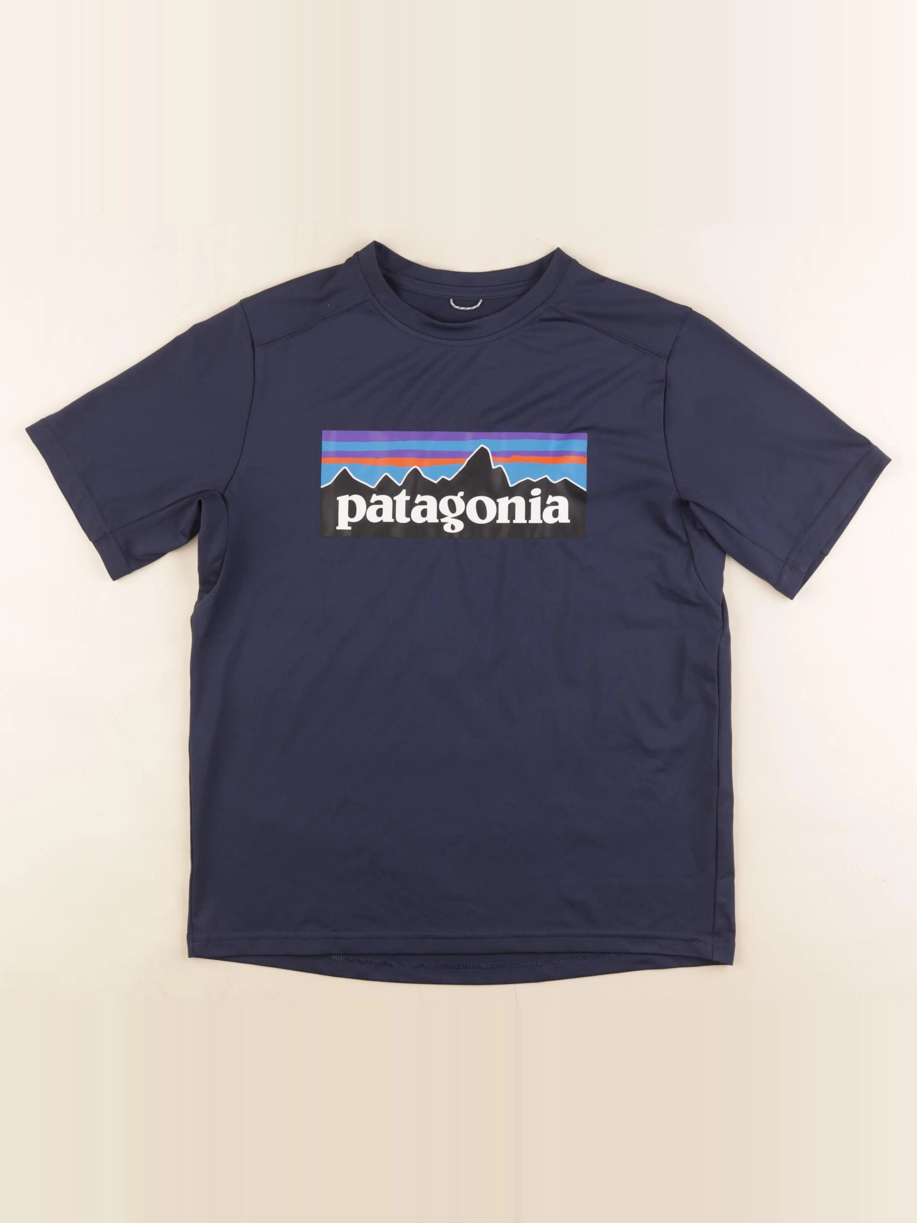 Patagonia - tee-shirt bleu - 14 ans