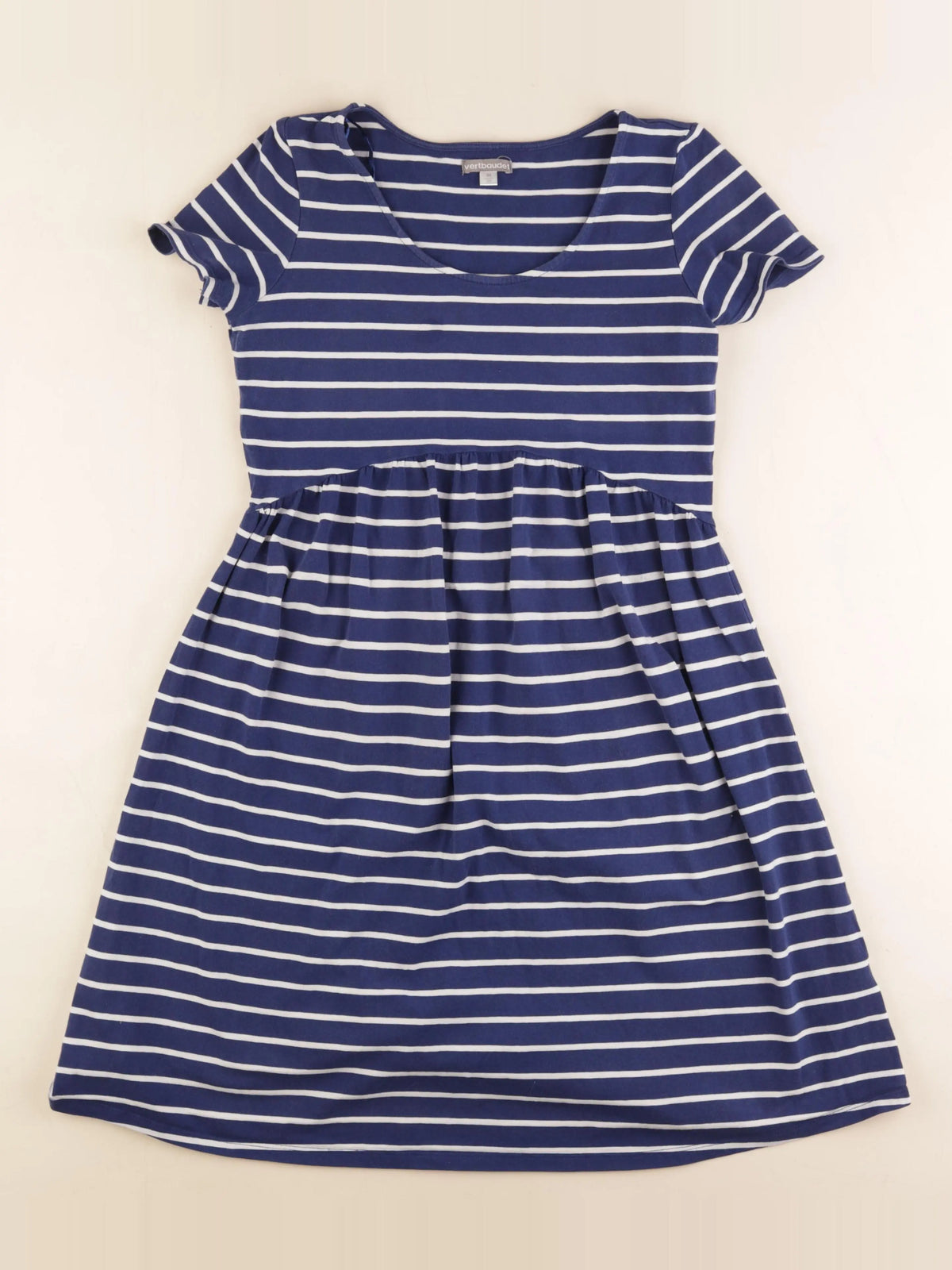 Vertbaudet - robe grossesse bleu, blanc - 34 à 36