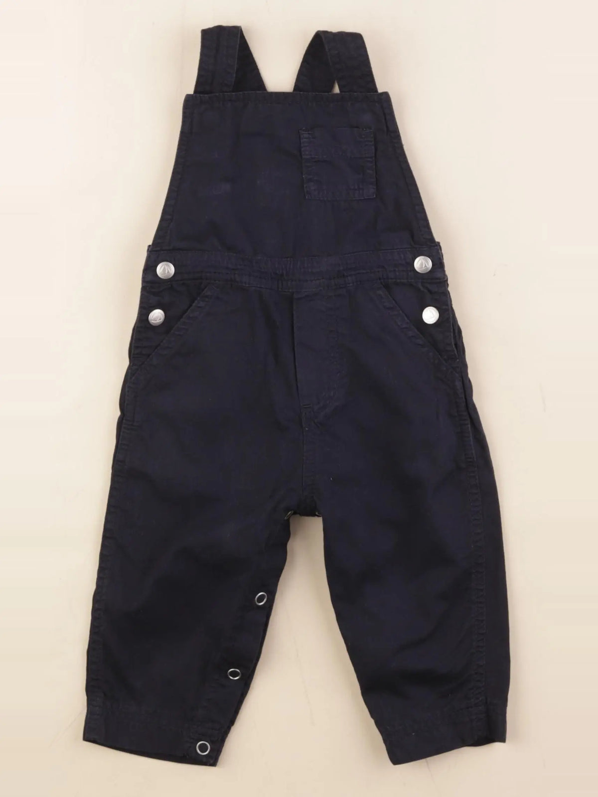 Petit Bateau - salopette bleu - 6 mois