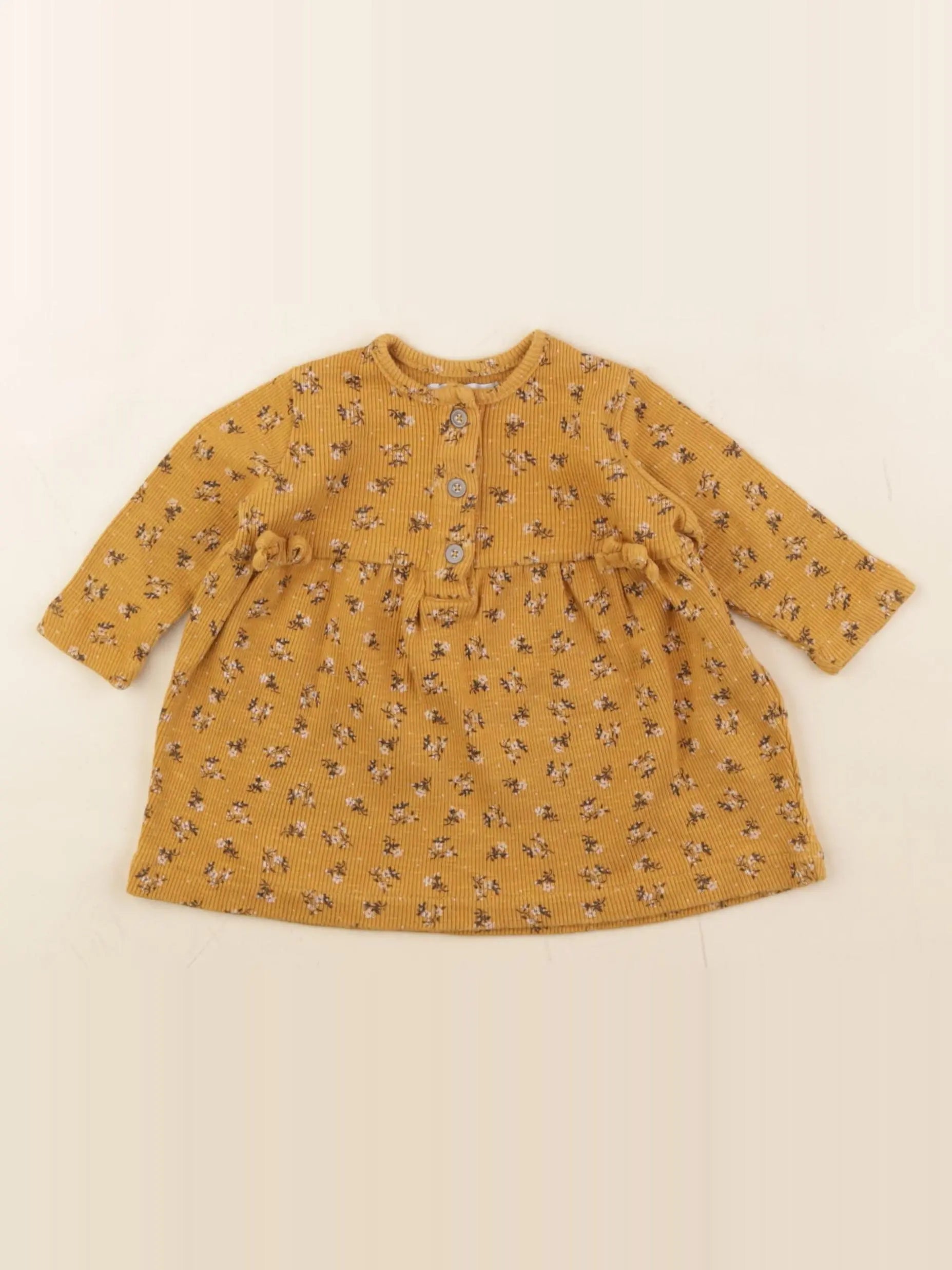 Vertbaudet - robe jaune - 3 mois