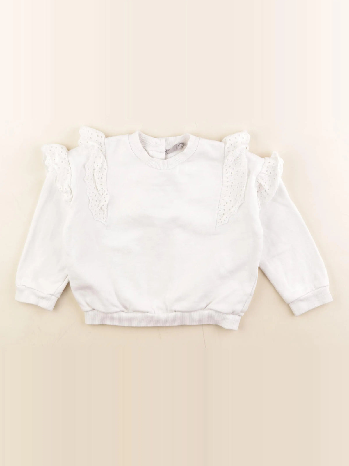 Boutchou - sweat blanc - 36 mois