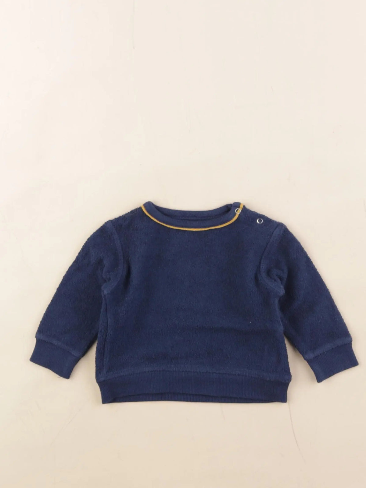 Bonton - pull bleu - 6 mois