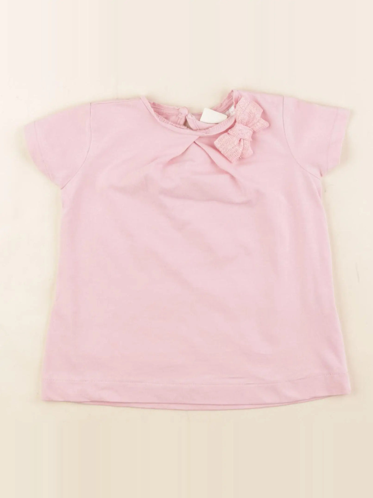 Zara - tee-shirt rose - 12/18 mois