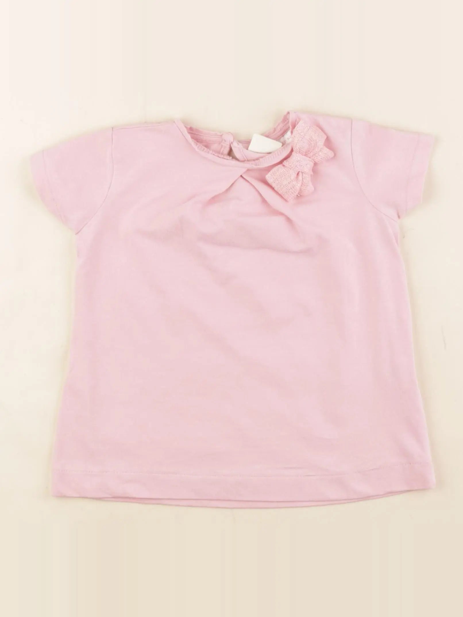 Zara - tee-shirt rose - 12/18 mois