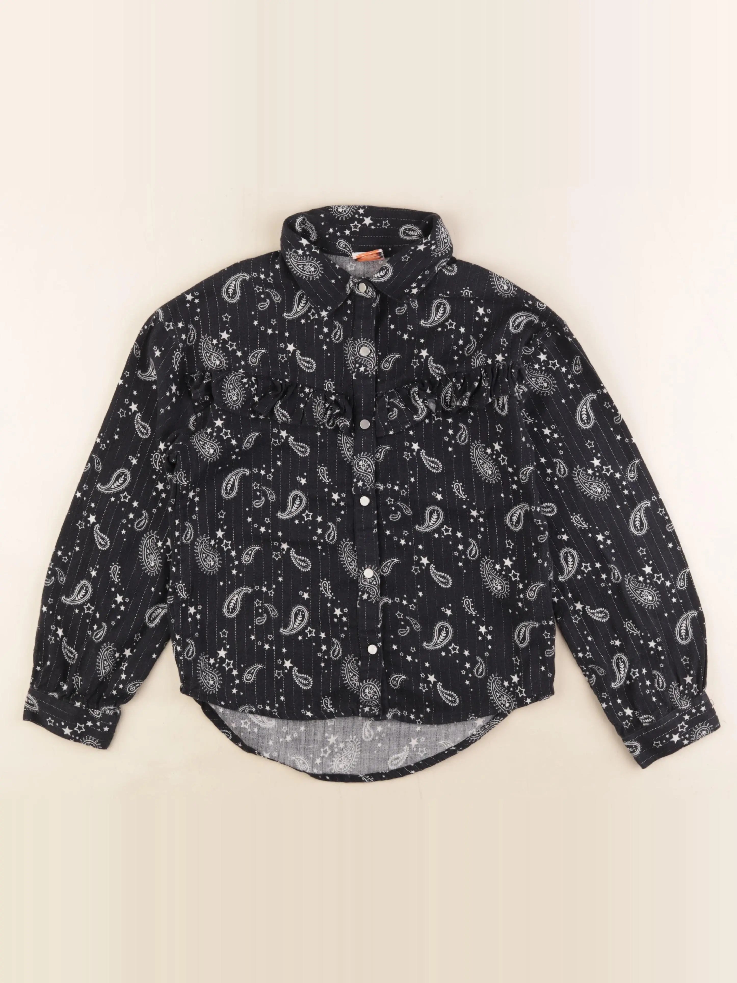 Tape à l'oeil - blouse noir, argent - 10 ans