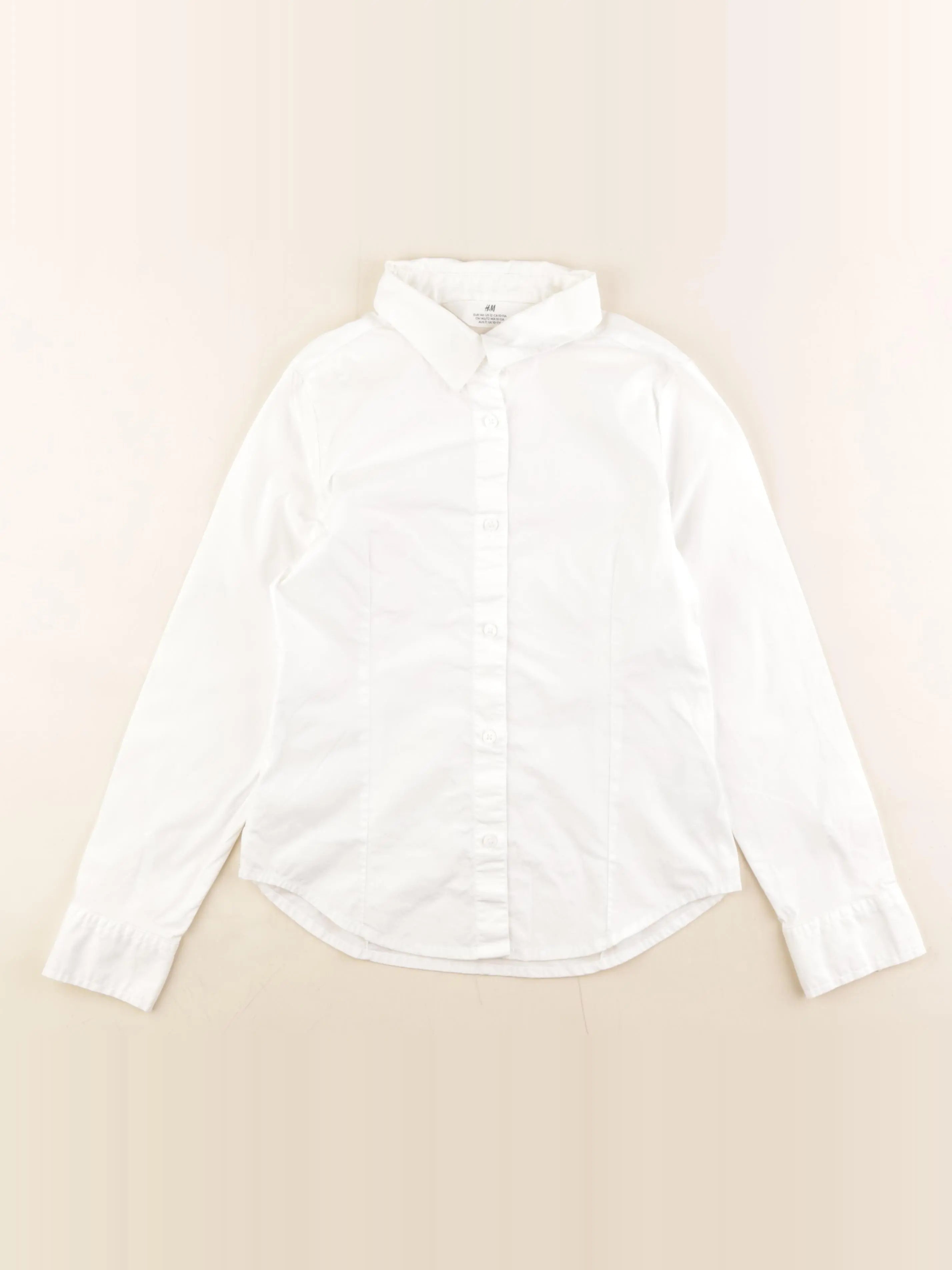 H&M - chemise blanc - 10/11 ans