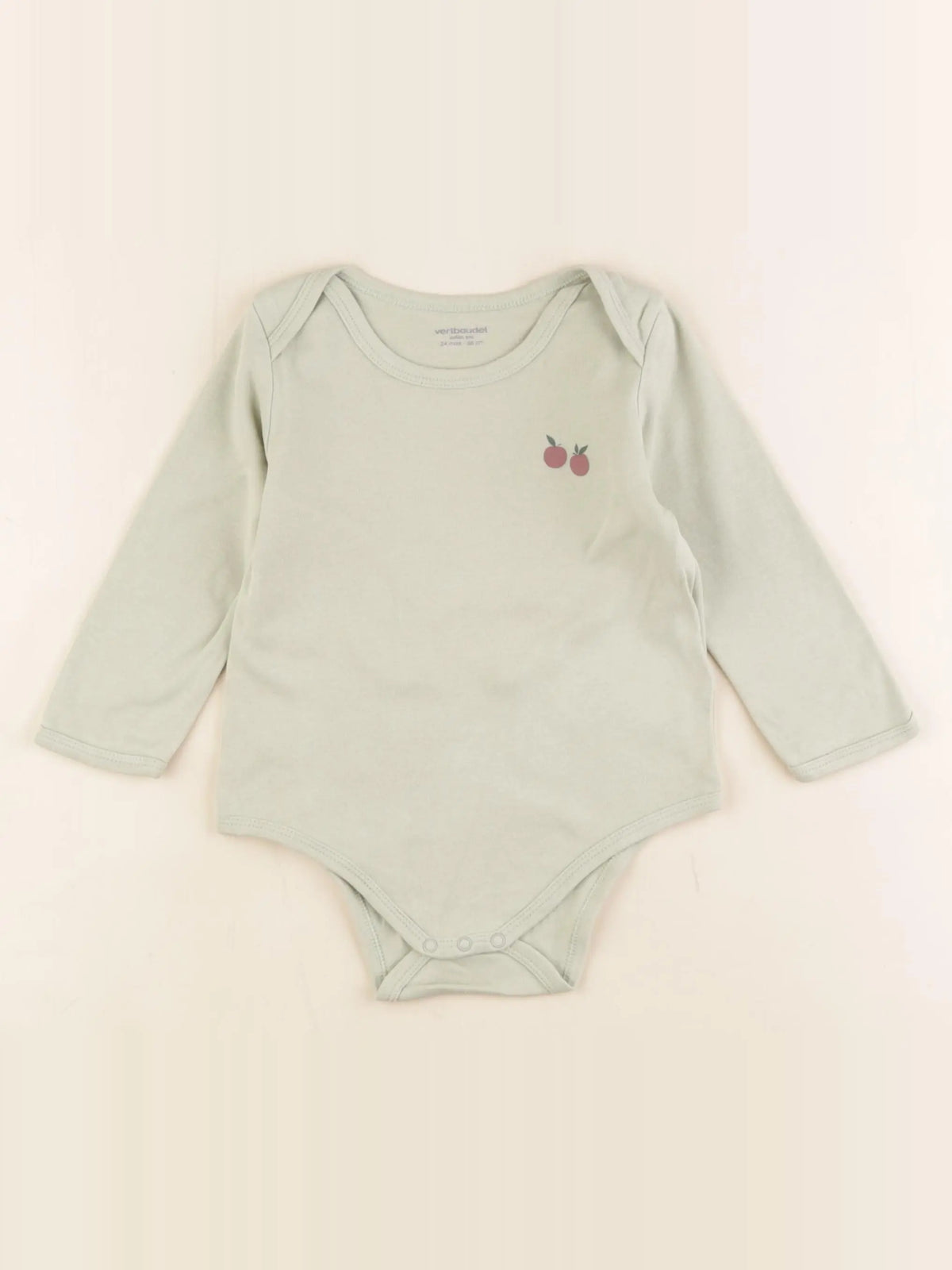 Vertbaudet - body vert - 24 mois