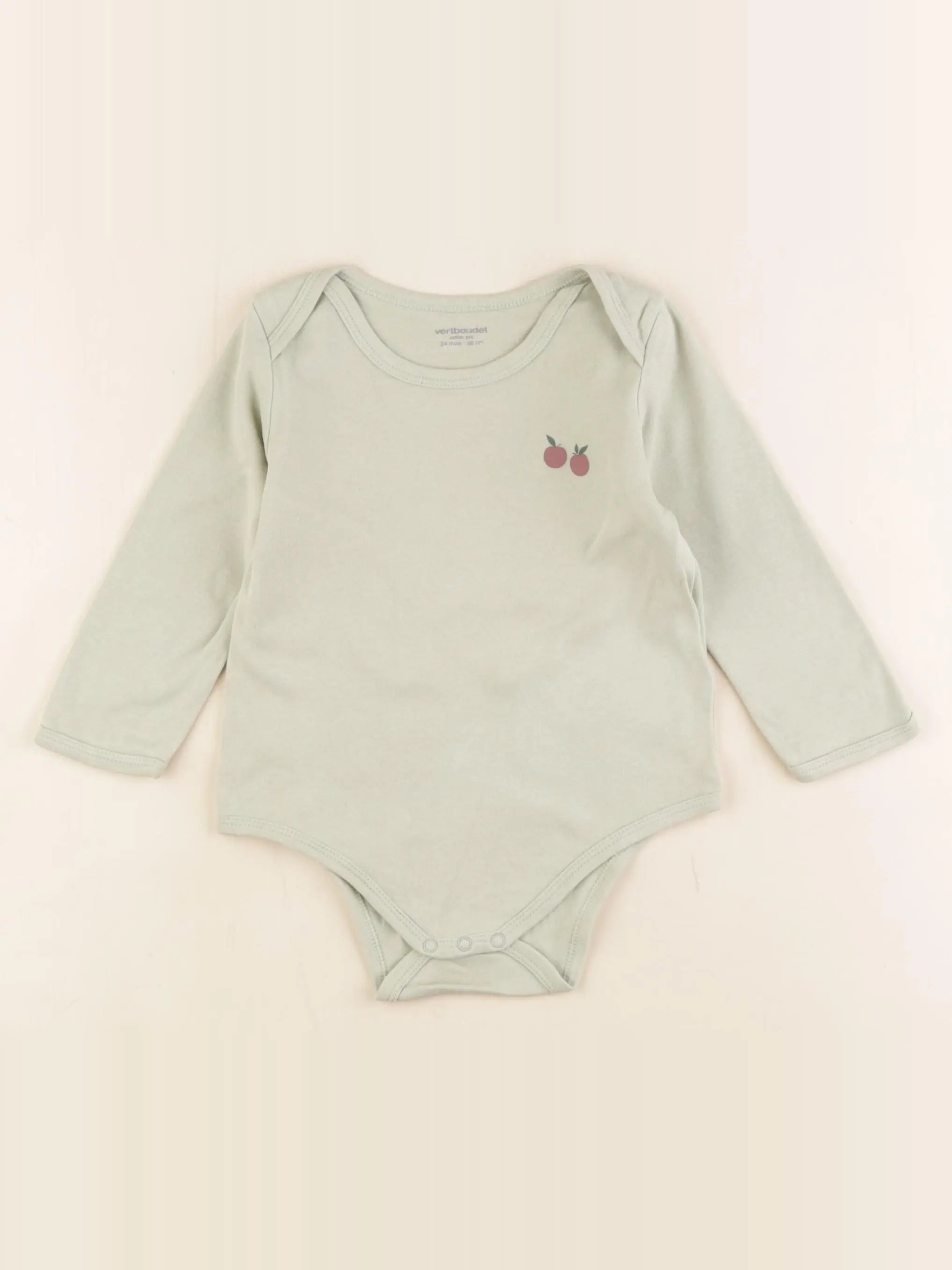 Vertbaudet - body vert - 24 mois