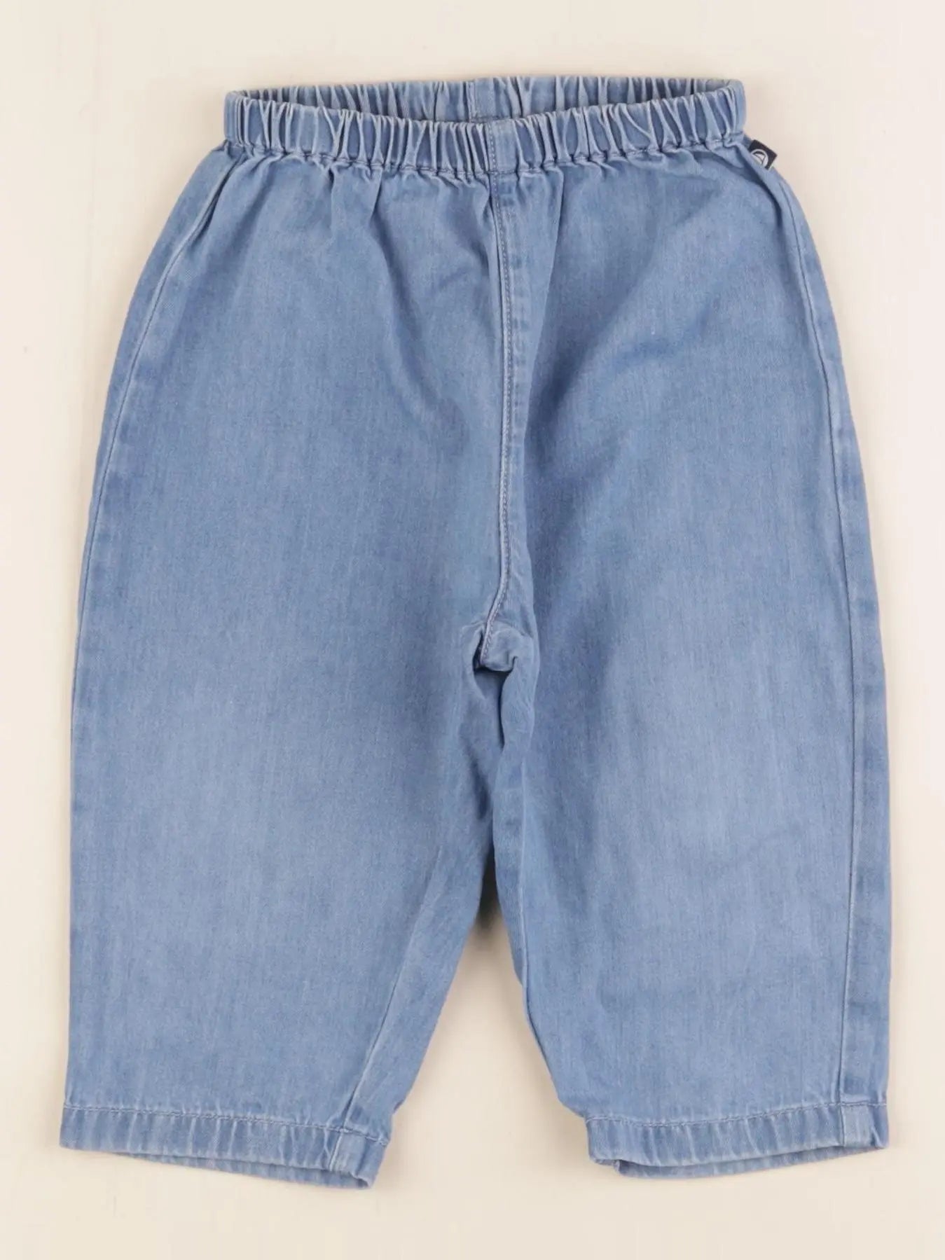 Petit Bateau - pantalon bleu - 18 mois