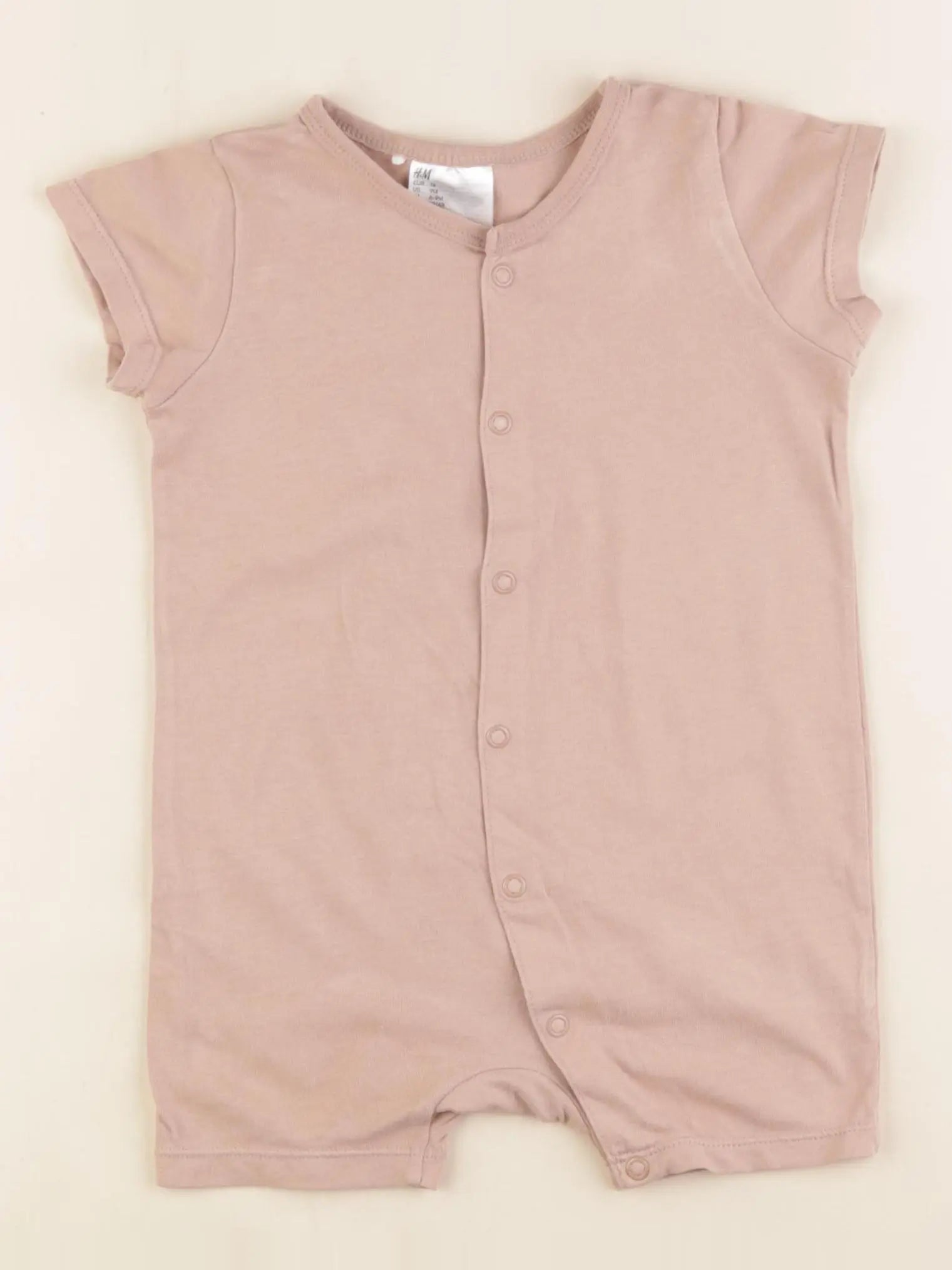 Zara - pyjama coton marron - 6/9 mois