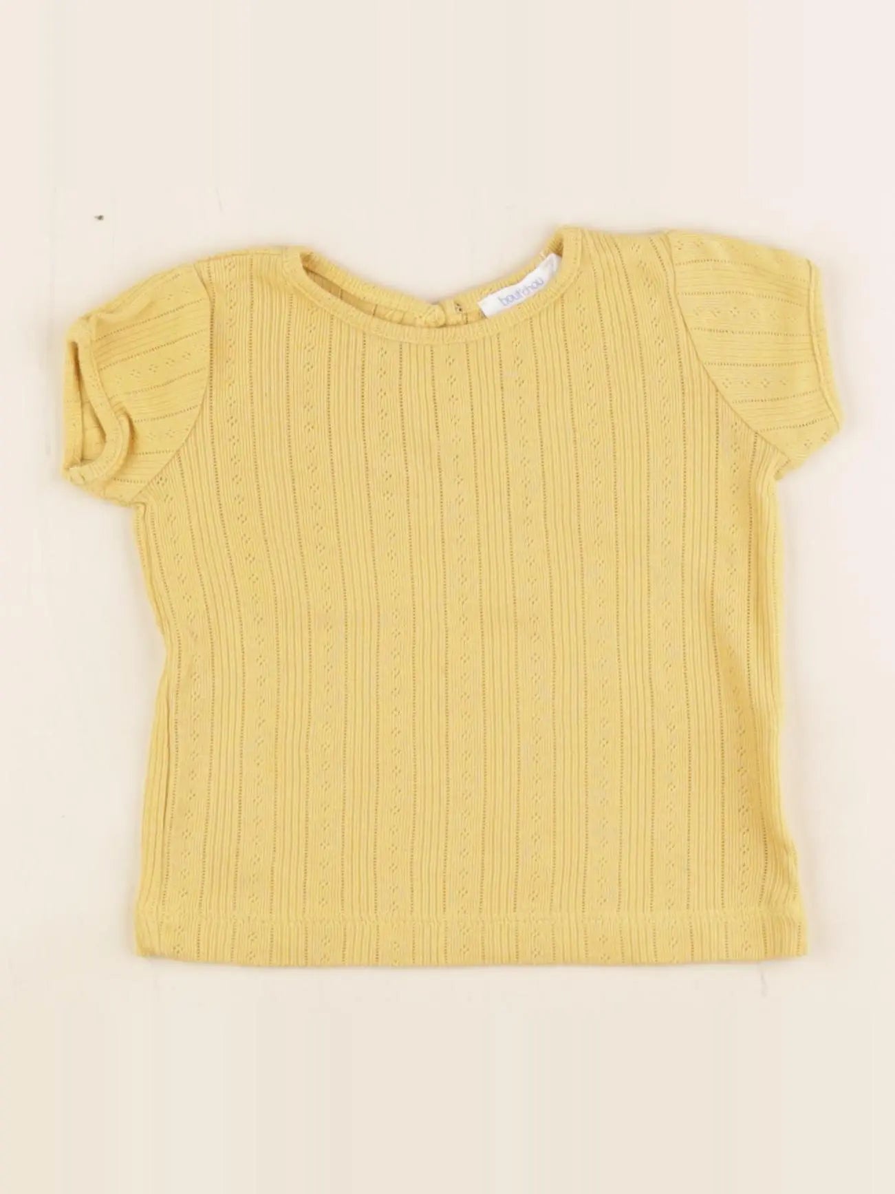 Boutchou - tee-shirt jaune - 6 mois