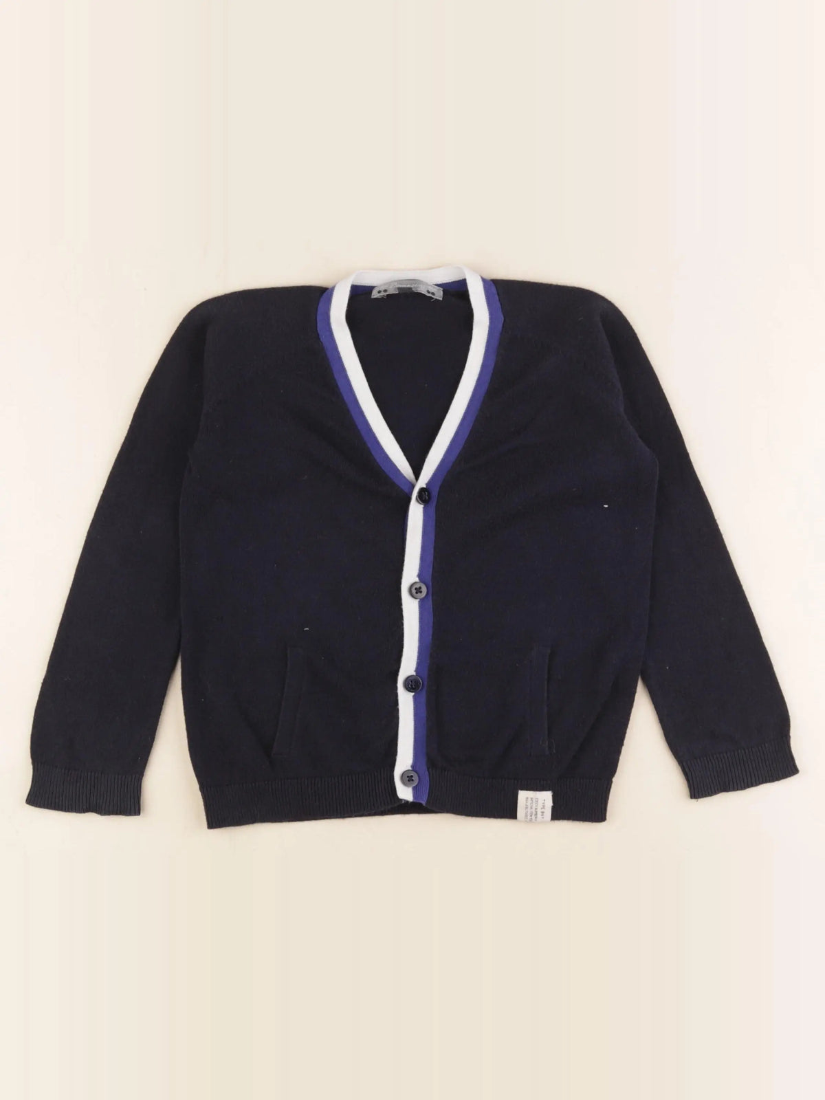 Bonpoint - gilet bleu - 4 ans