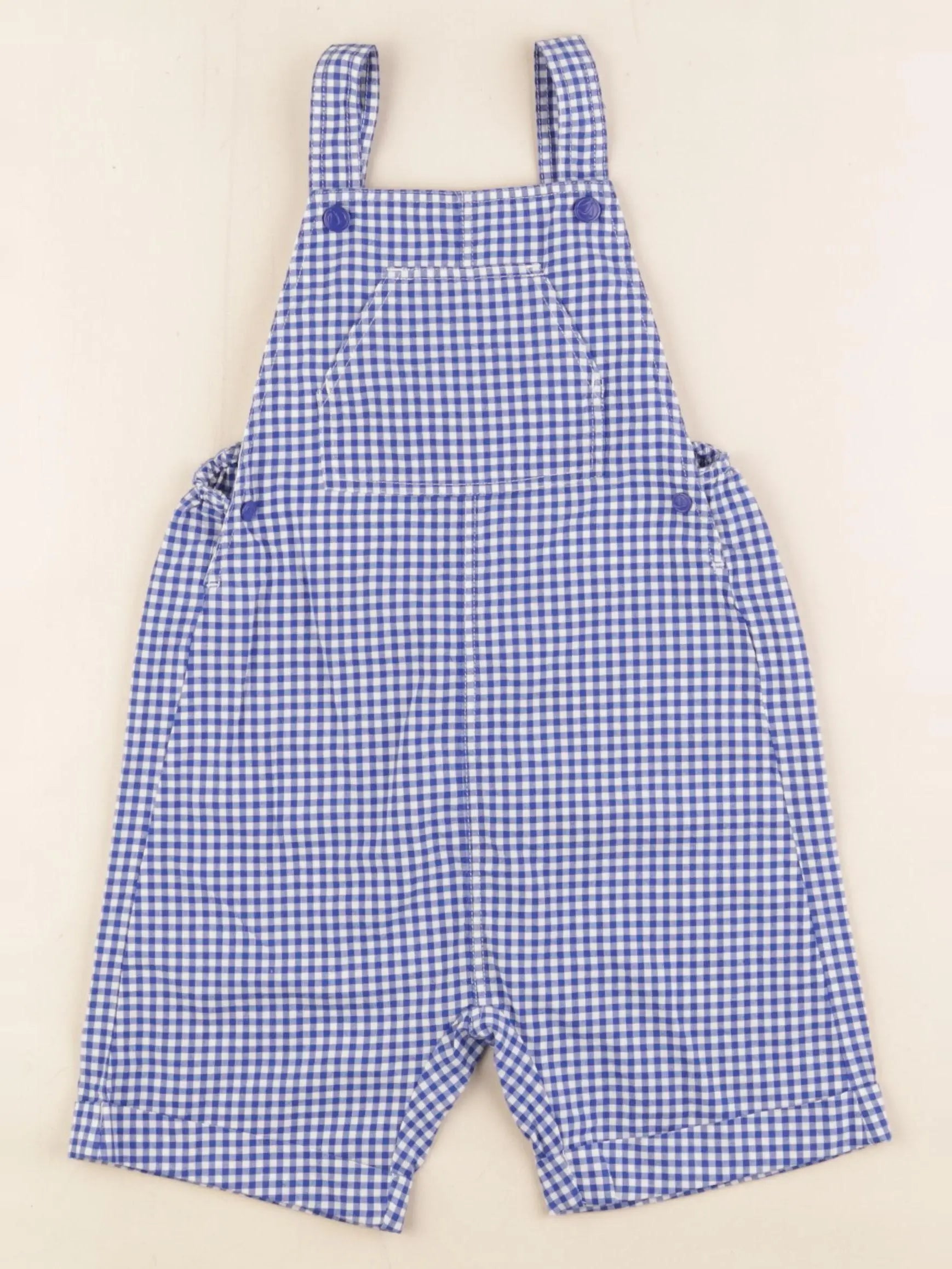 Petit Bateau - combinaison blanc, bleu - 36 mois