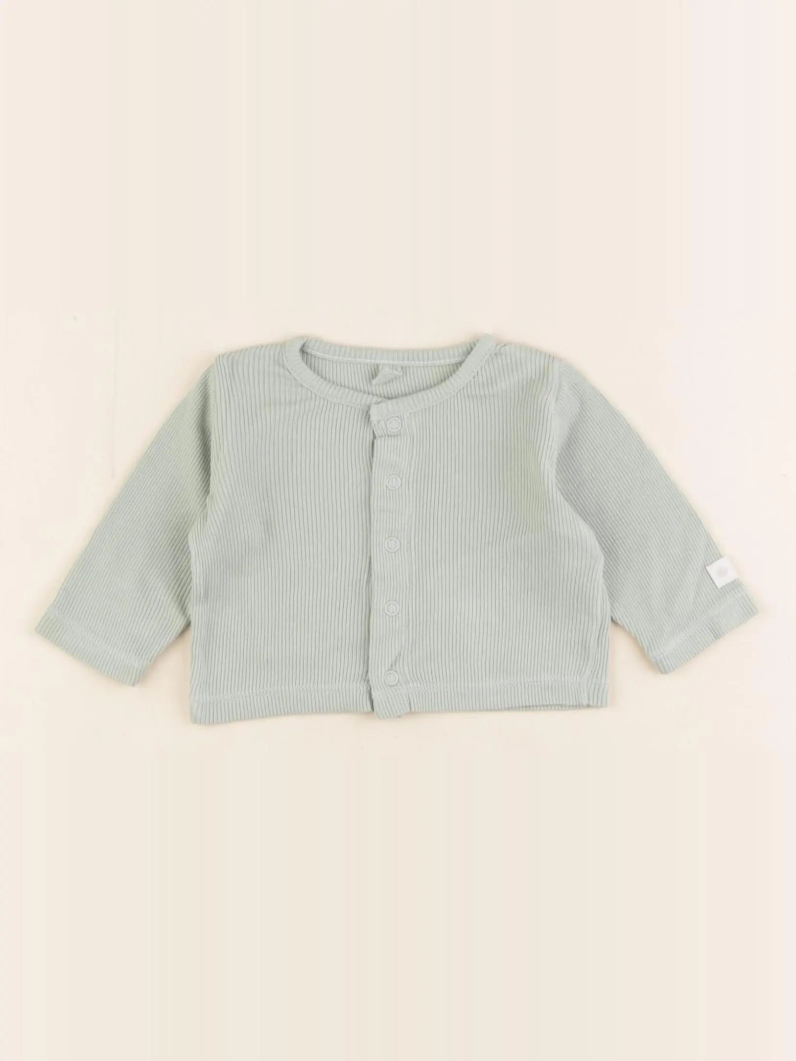 Petit Bateau - tee-shirt vert - 1 mois
