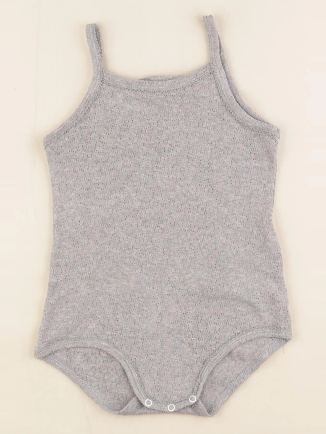 Petit Bateau - body gris - 36 mois