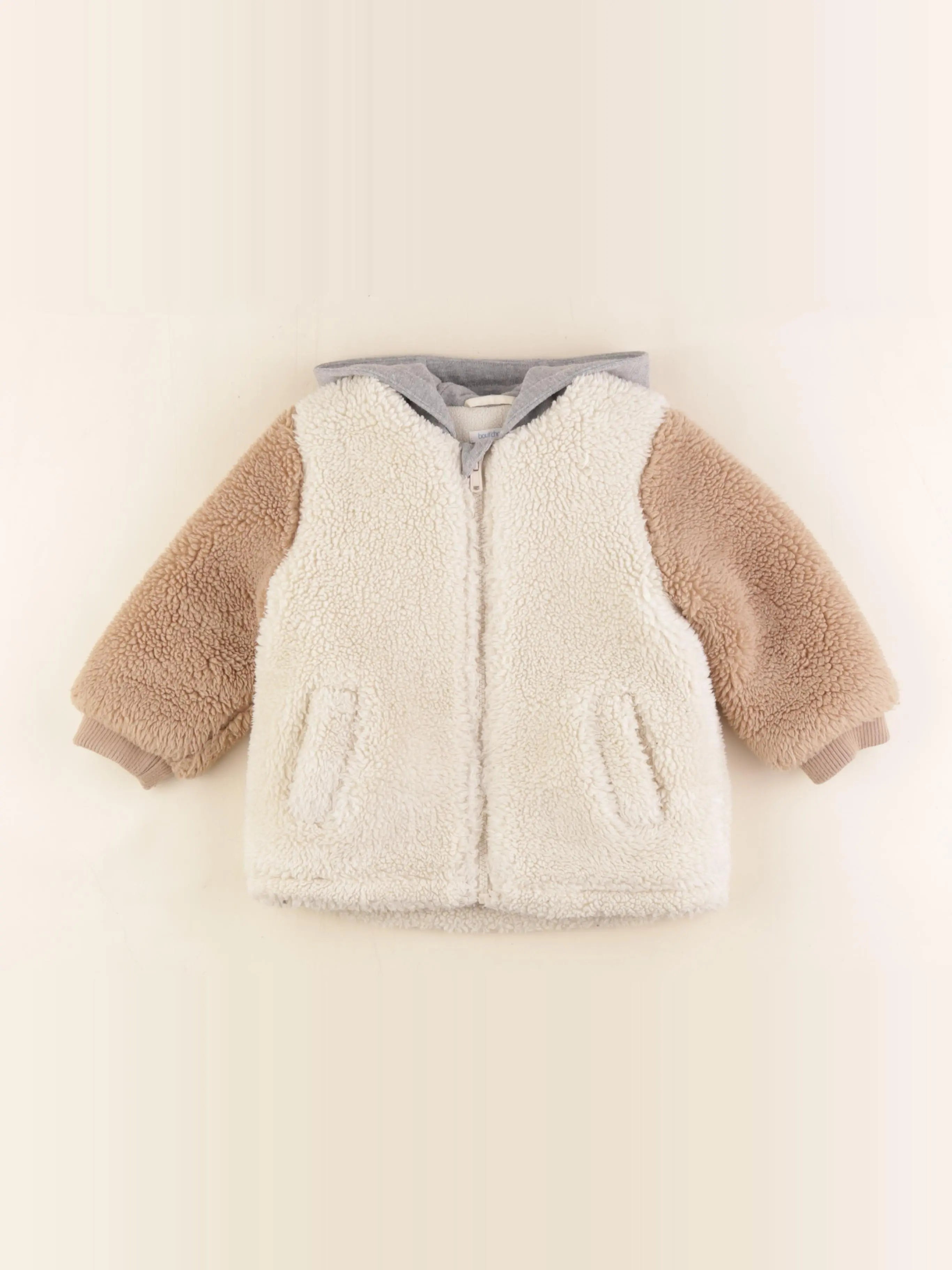 Boutchou - veste beige, marron - 24 mois