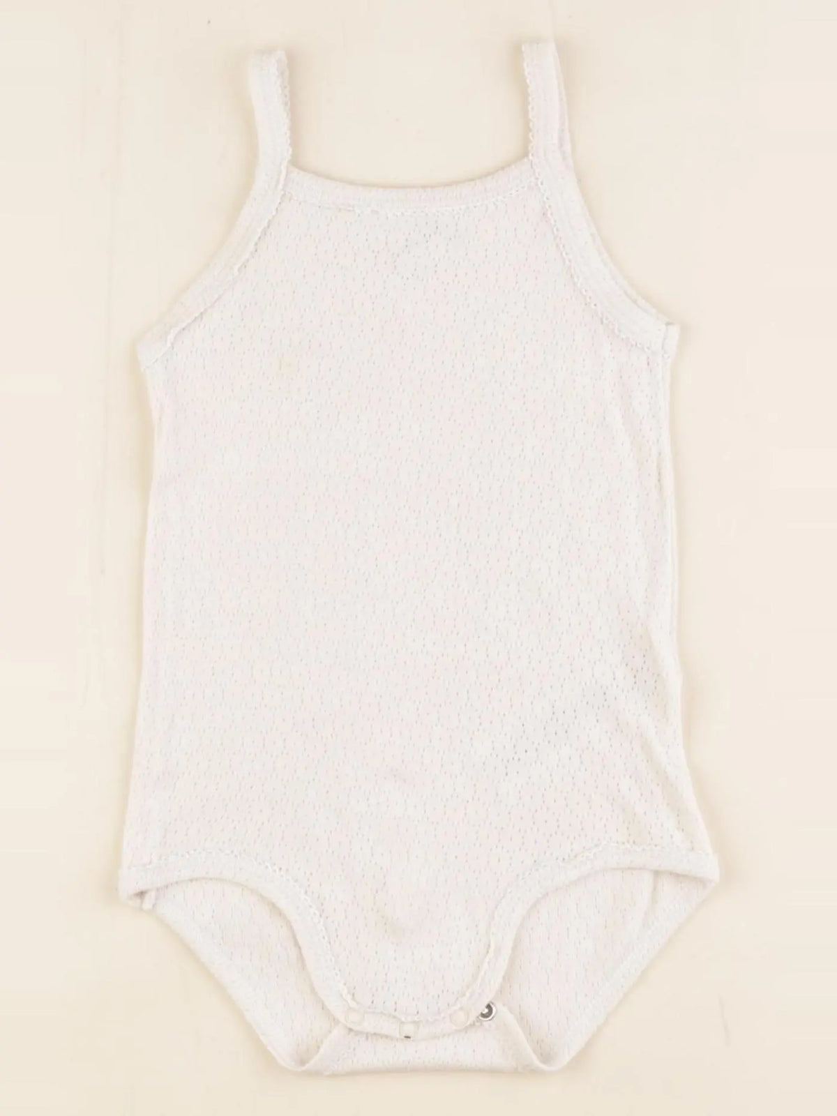 Petit Bateau - body beige - 36 mois