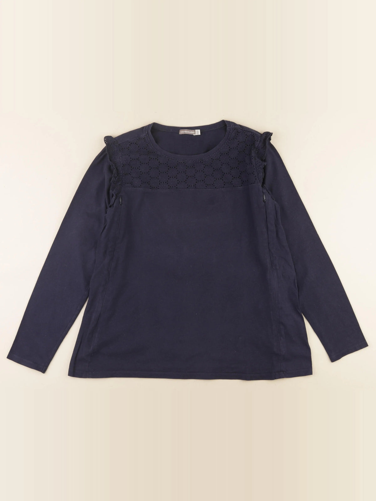 Vertbaudet - tee-shirt allaitement bleu - 38 à 40