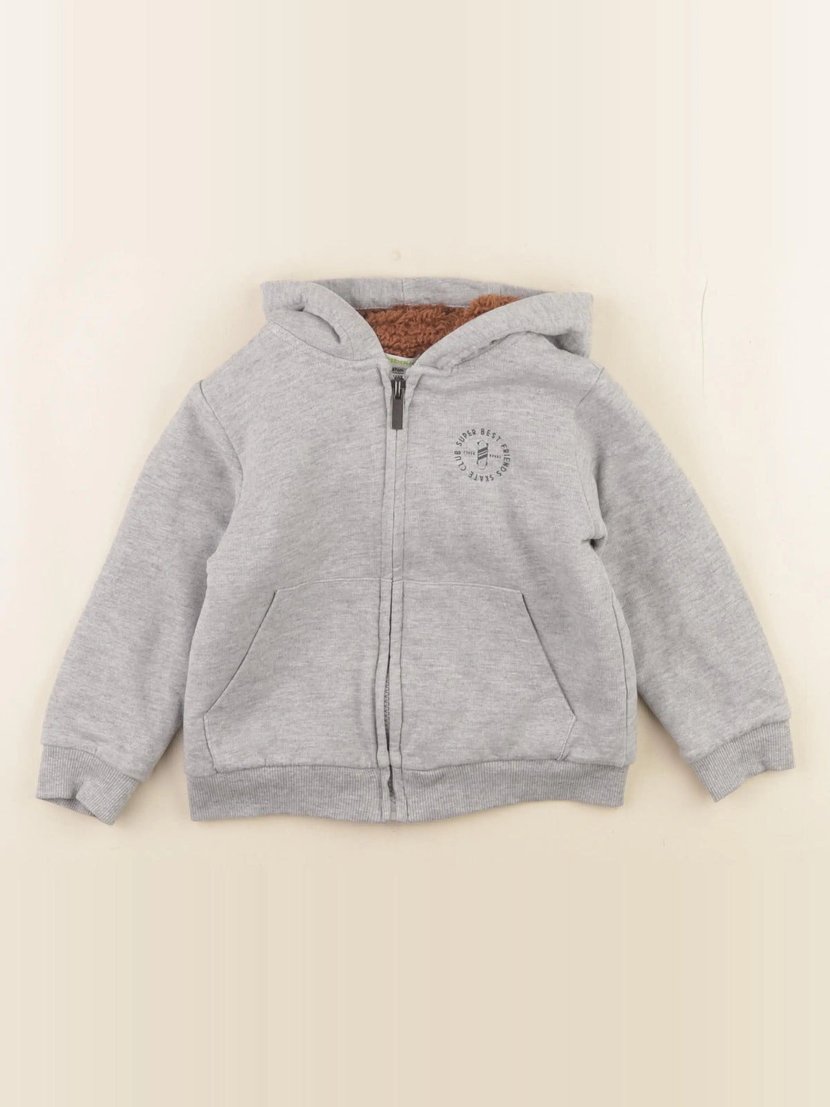 Vertbaudet - sweat gris - 3 ans