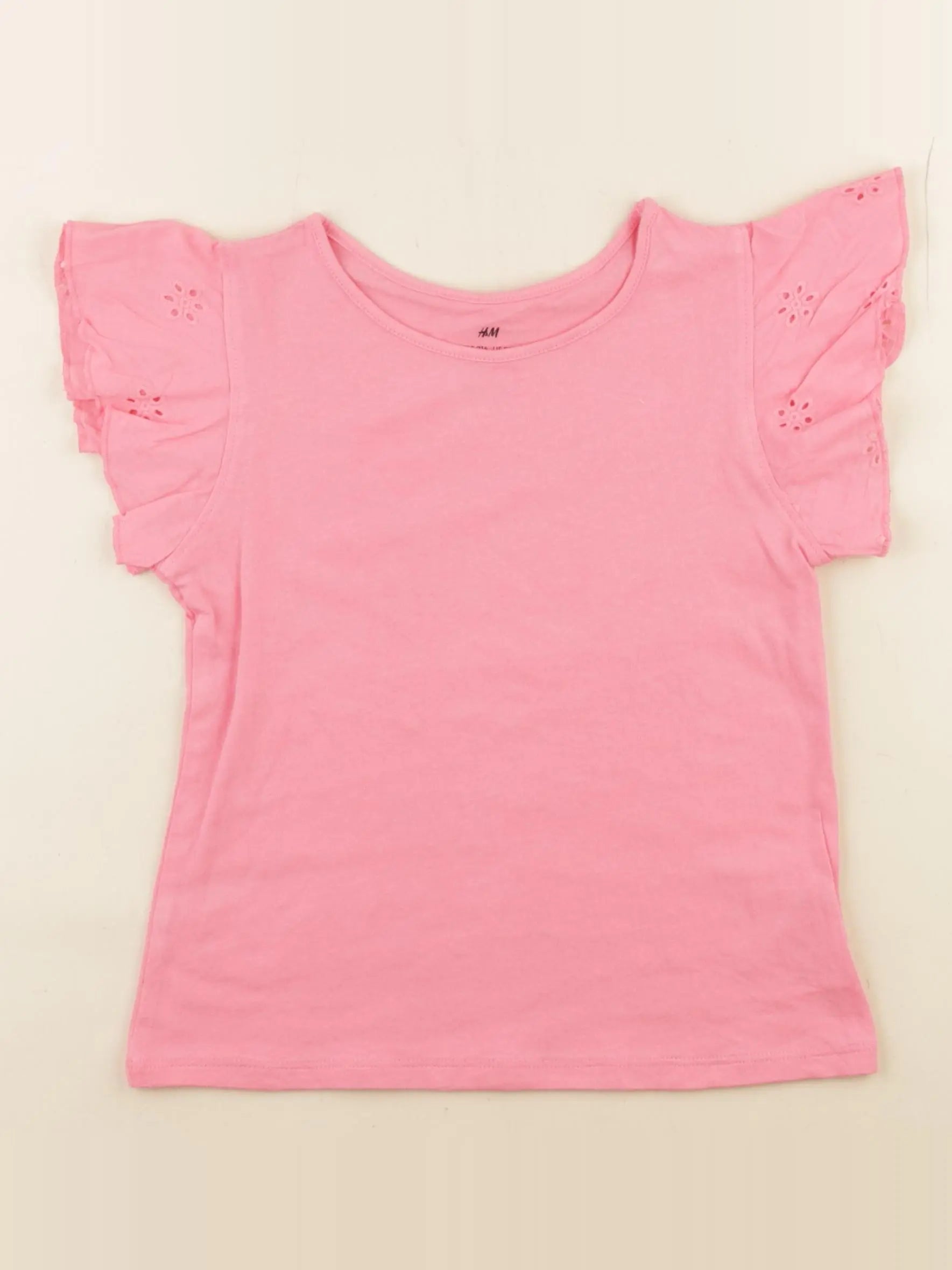 H&M - tee-shirt rose - 4/6 ans