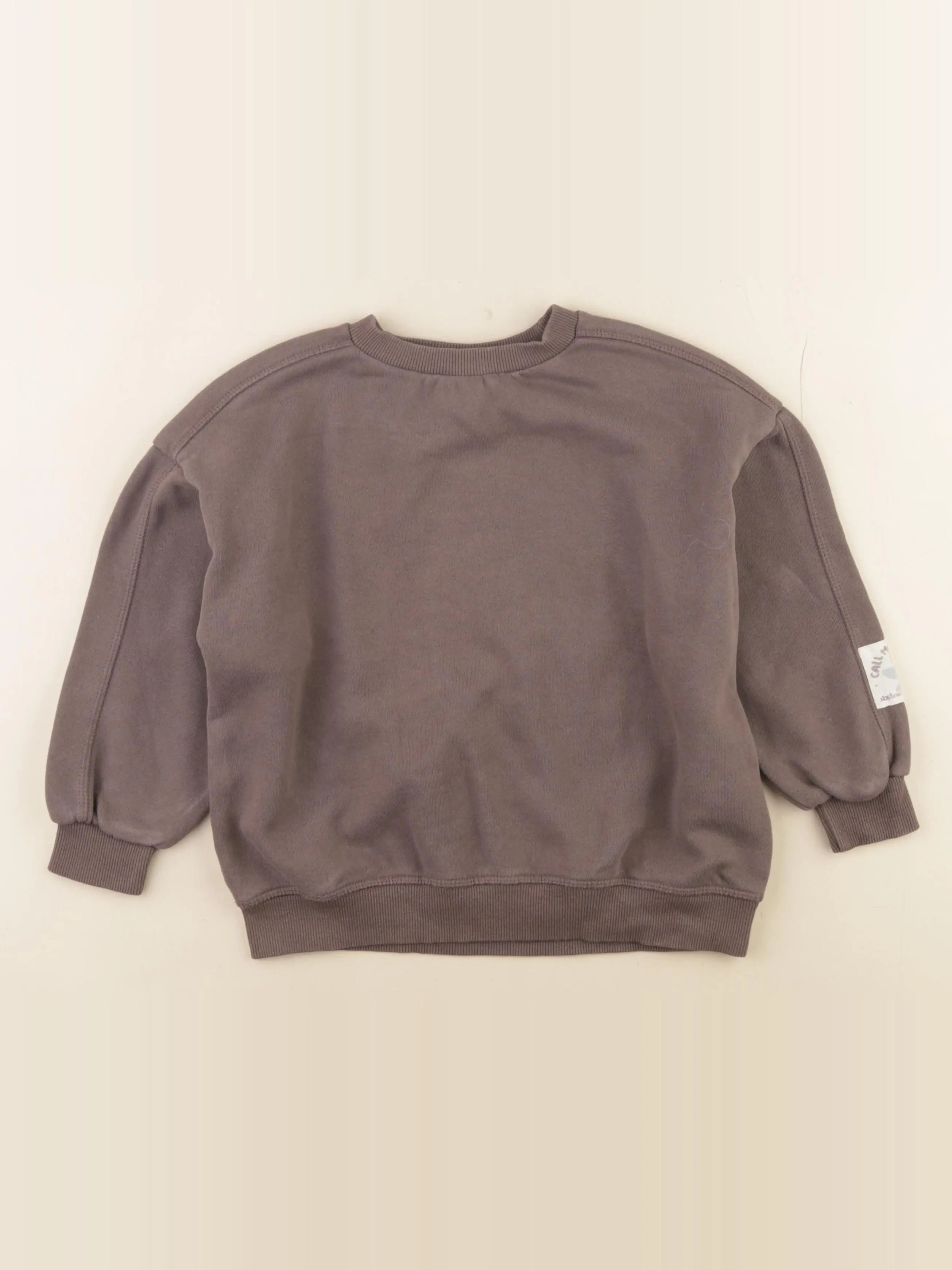 Zara - sweat marron - 6 ans
