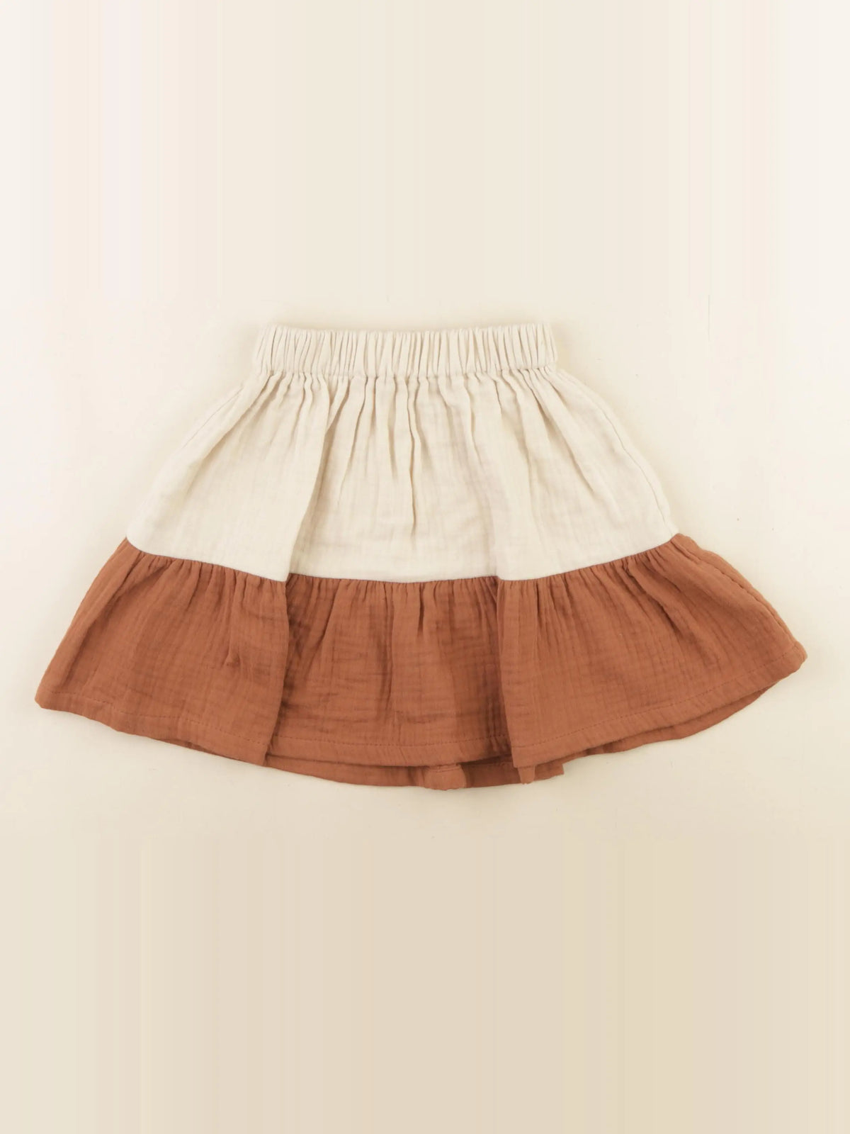 Zara - jupe beige, marron - 4/5 ans