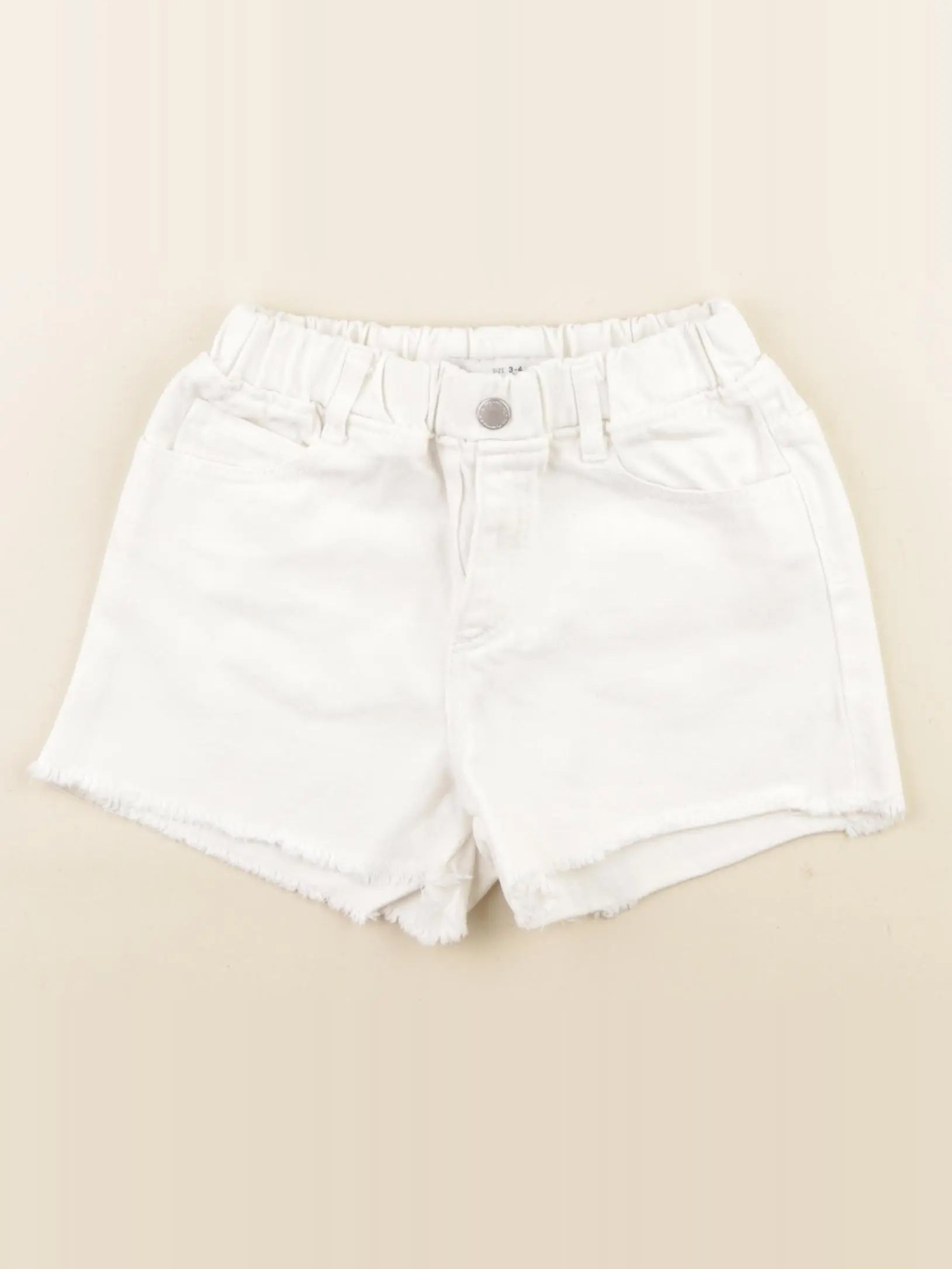 Zara - short blanc - 3/4 ans