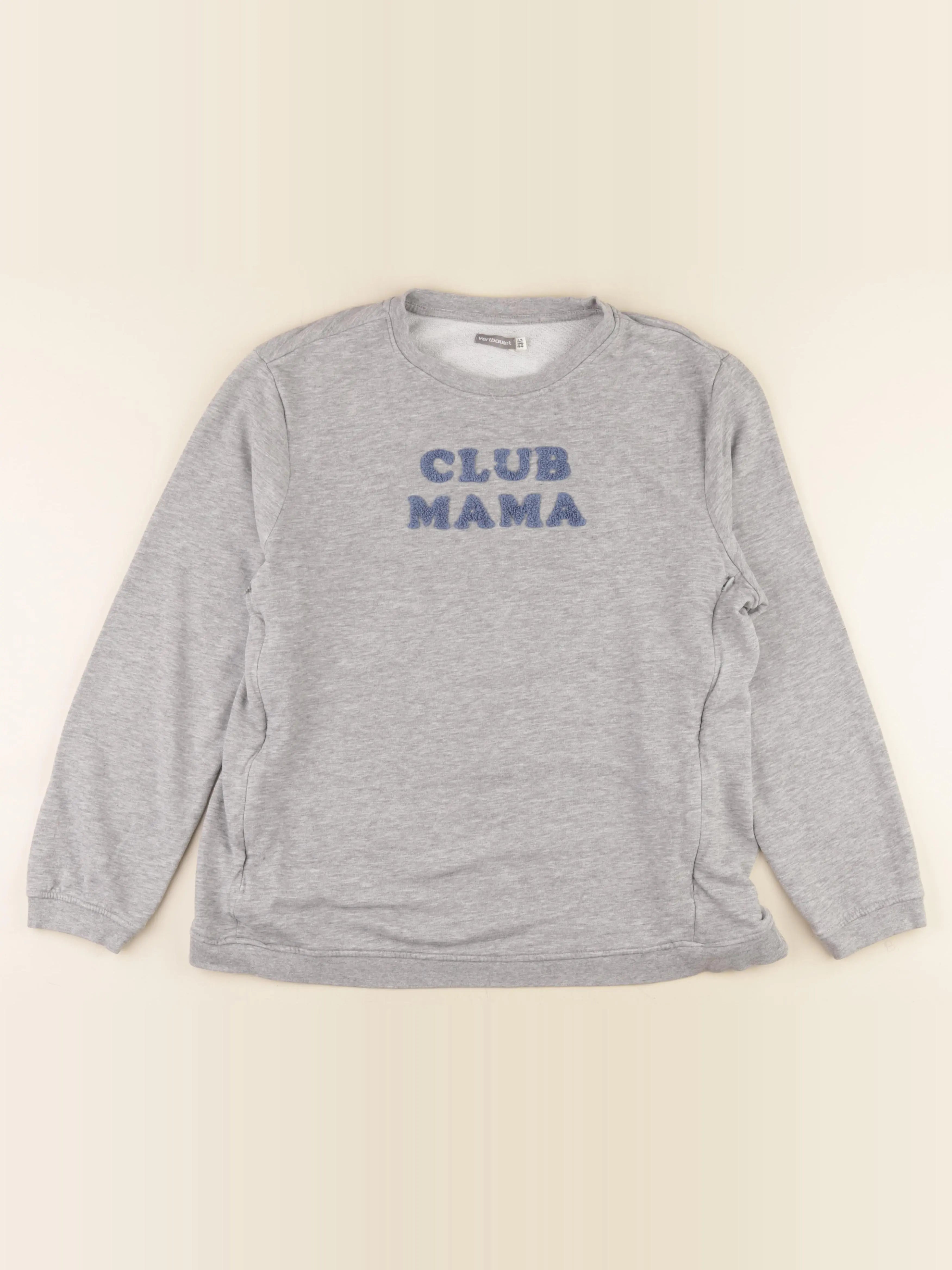 Vertbaudet - sweat allaitement gris - 42 à 44