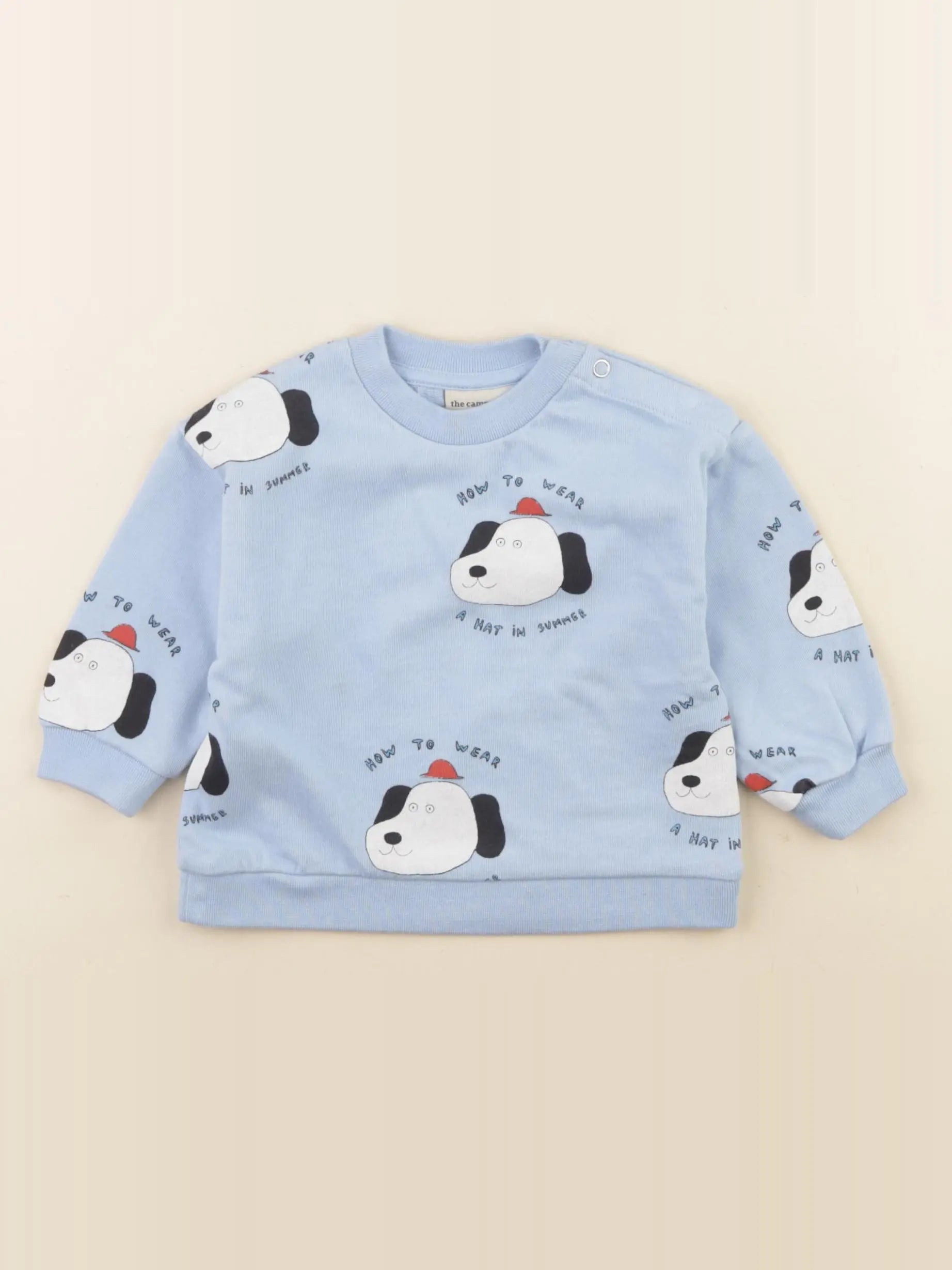 The Campamento - sweat bleu - 3/6 mois