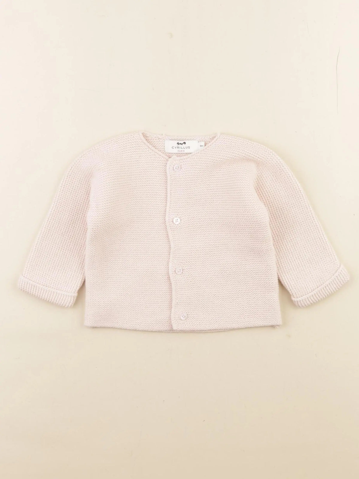 Cyrillus - gilet rose - 9 mois