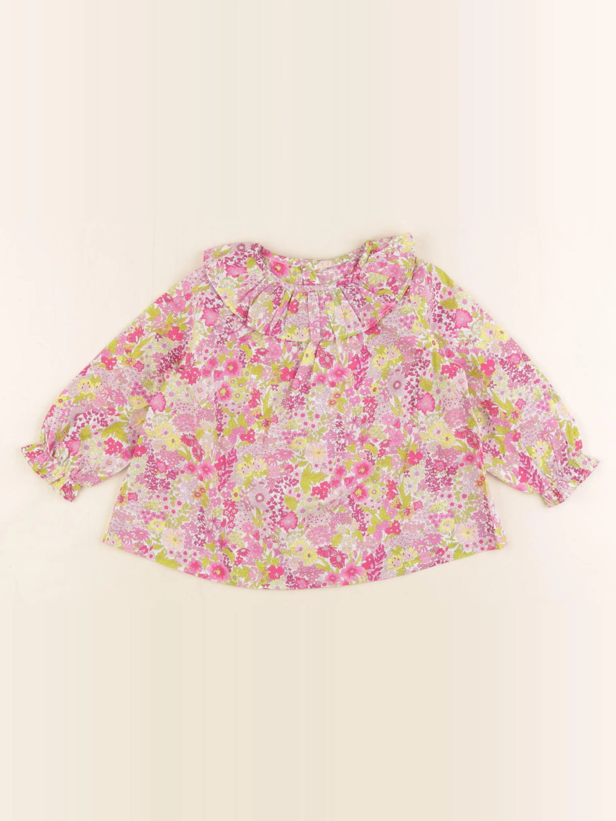 Jacadi - blouse liberty multicolore - 24 mois