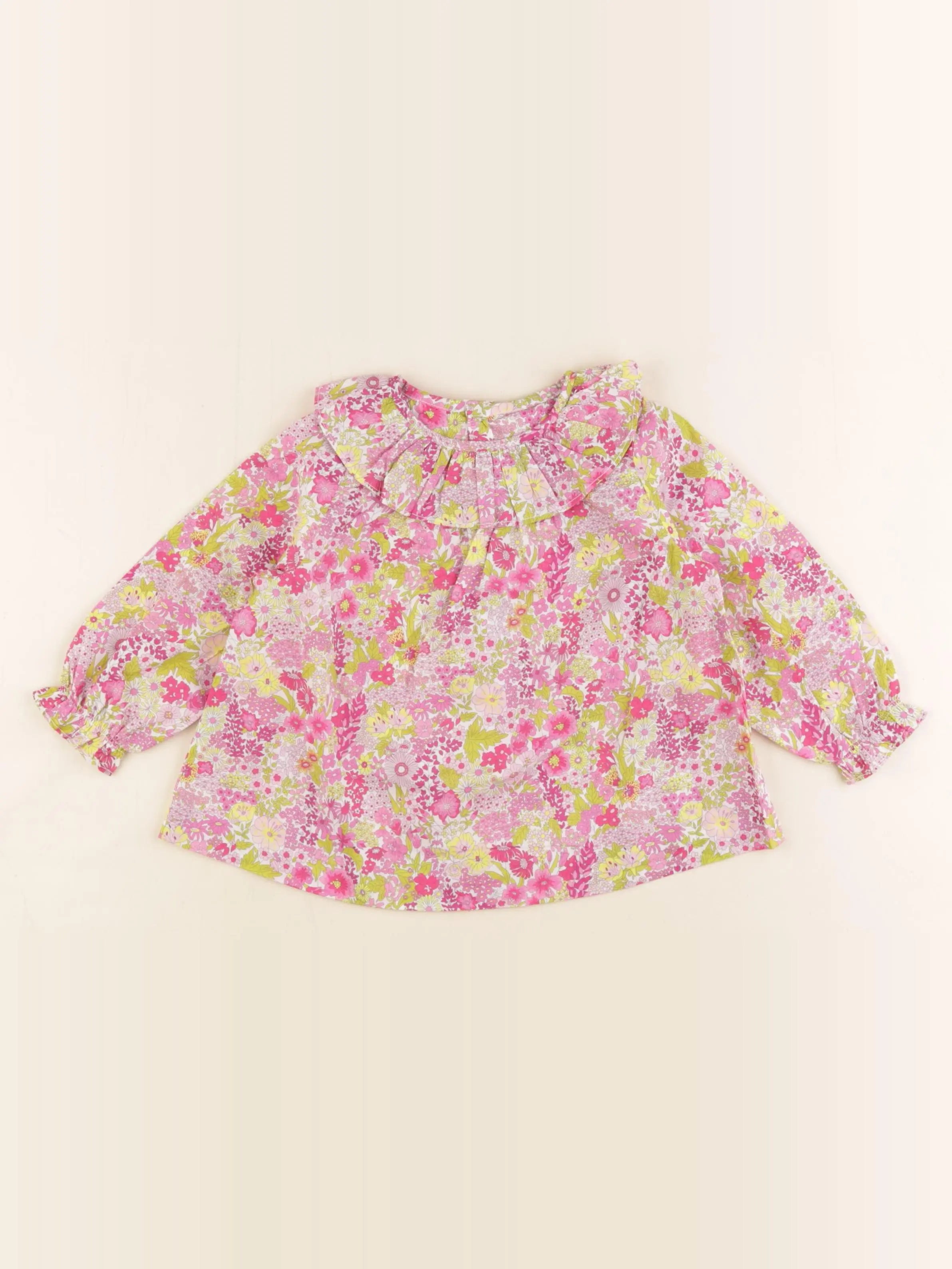Jacadi - blouse liberty multicolore - 24 mois