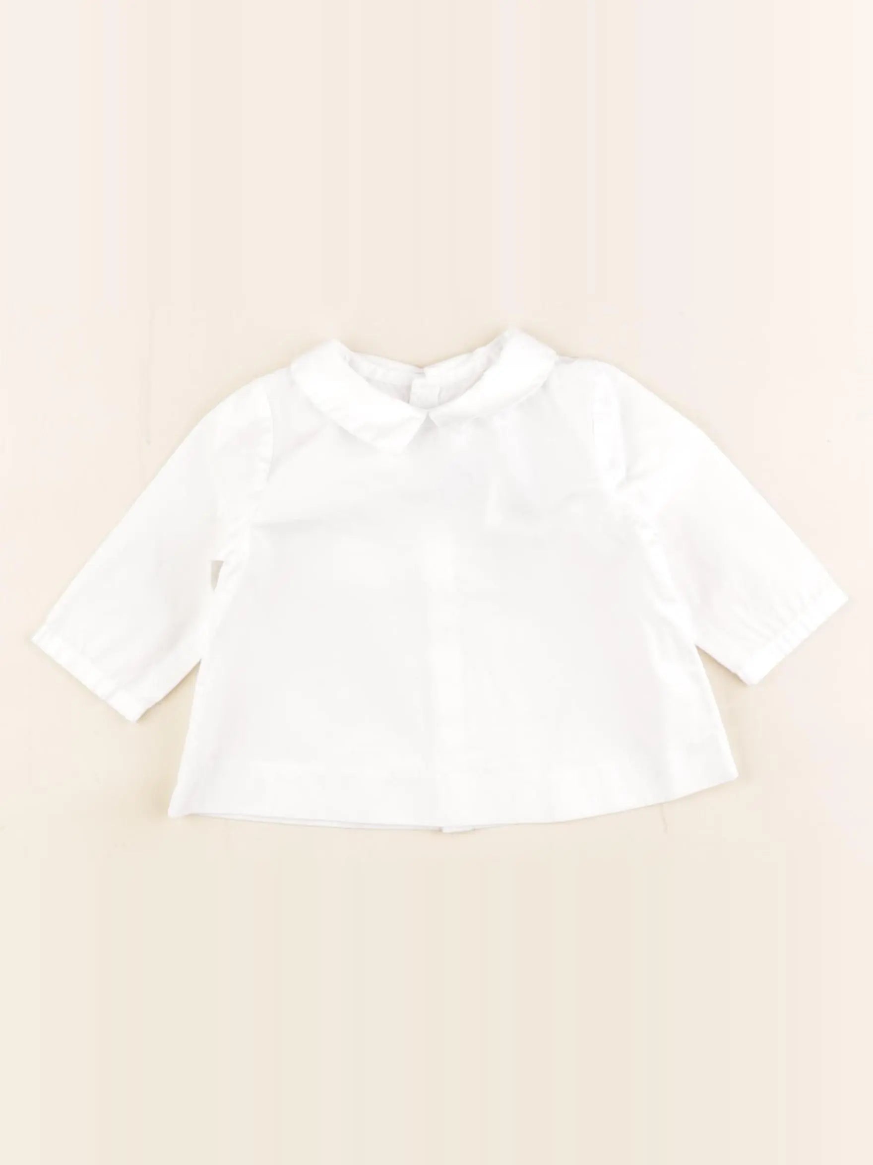 Jacadi - chemise blanc - 3 mois