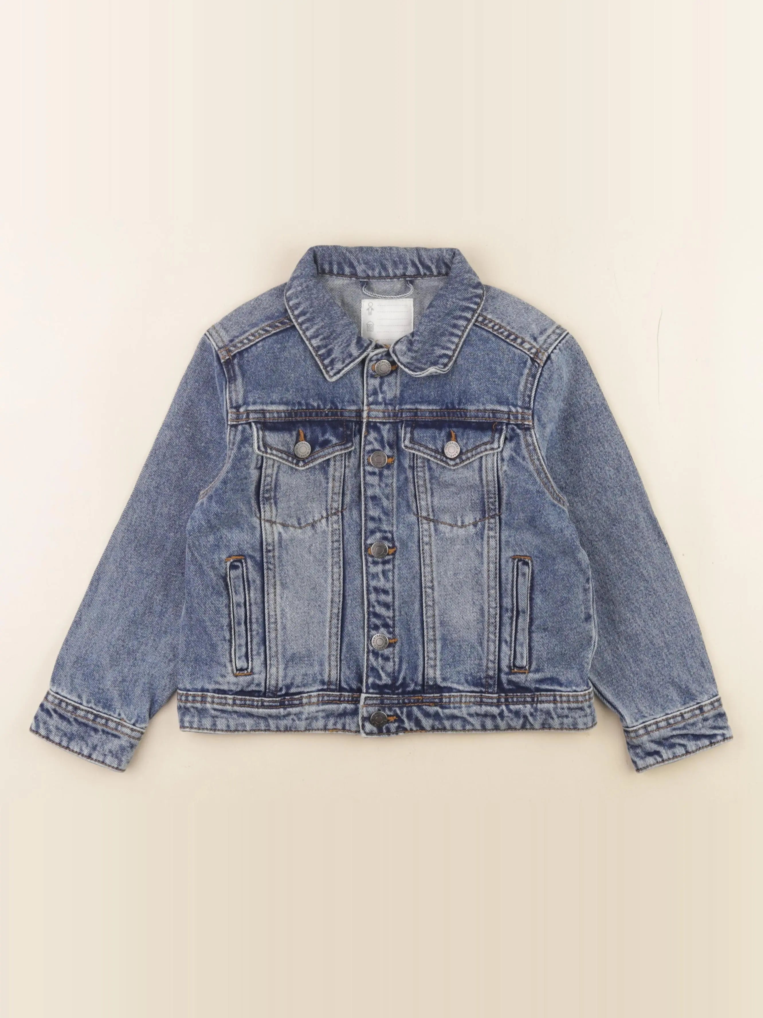 Vertbaudet - veste bleu - 6 ans