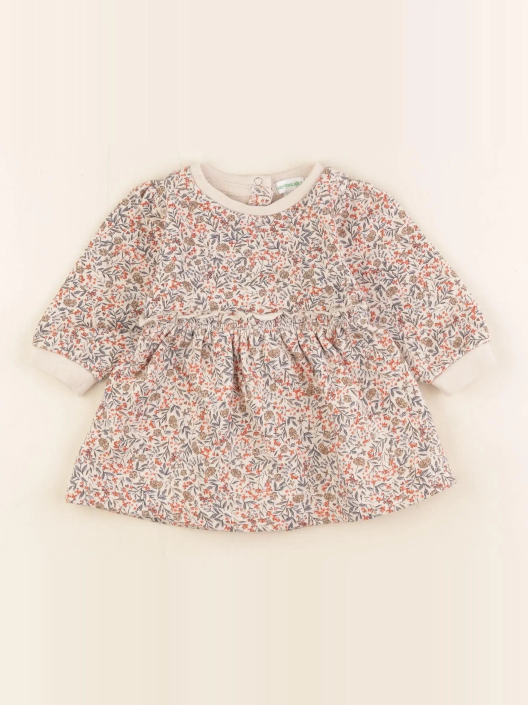 Vertbaudet - robe multicolore - 3 mois
