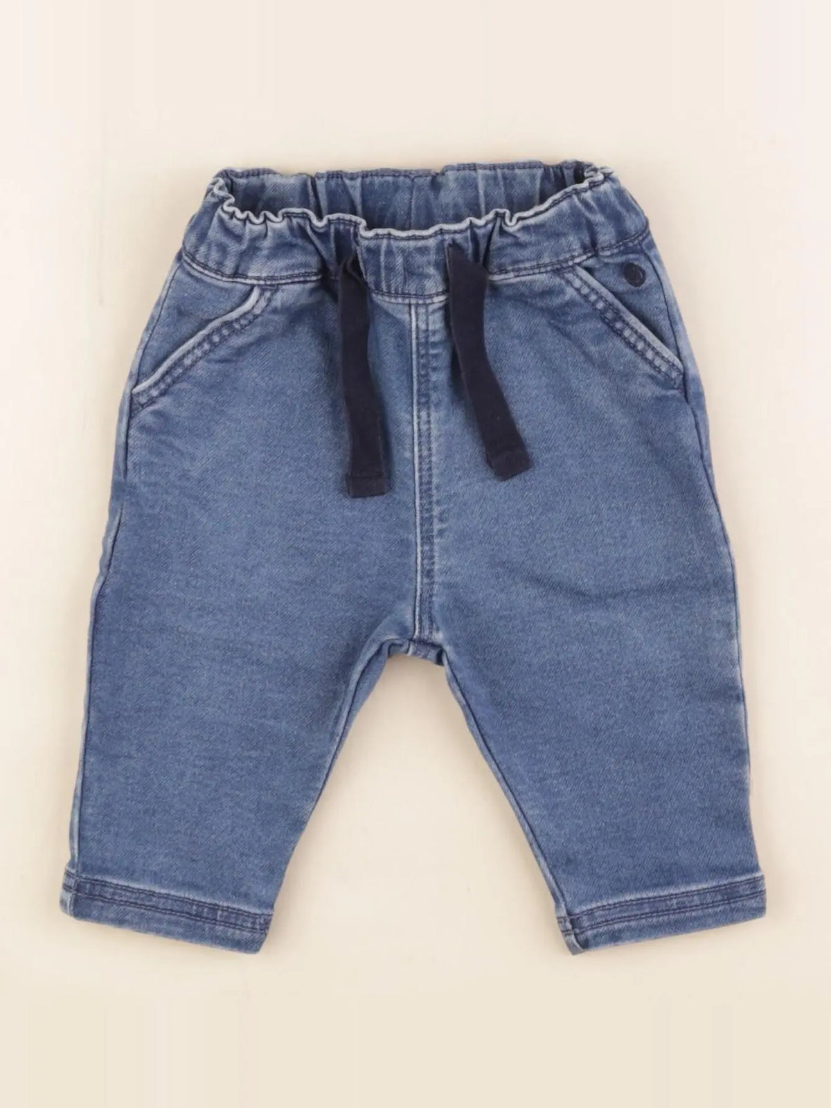 Petit Bateau - jean bleu - 3 mois