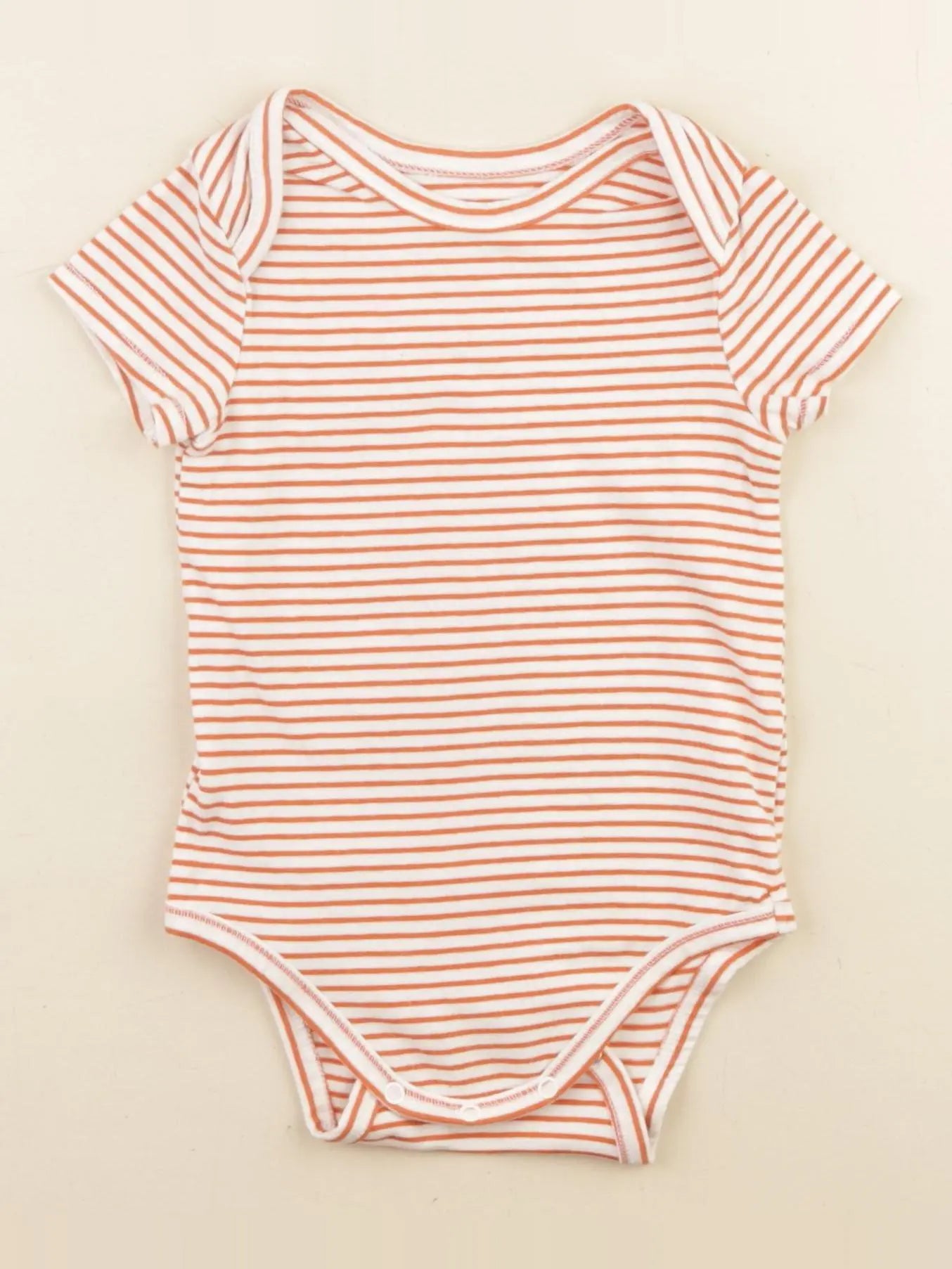Tape à l'oeil - body orange - 12 mois