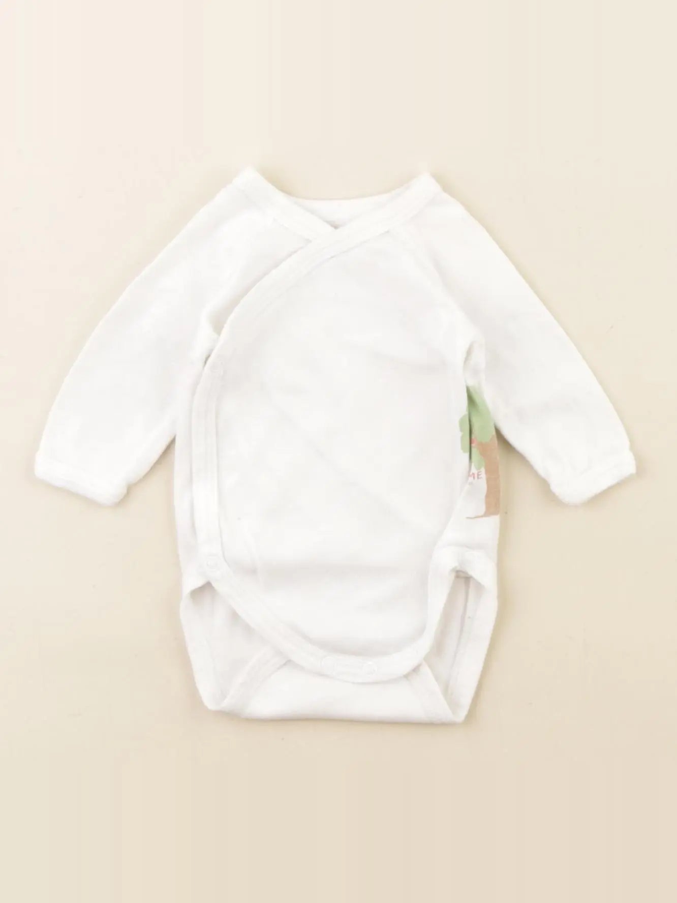 Petit Bateau - body blanc - 0 mois
