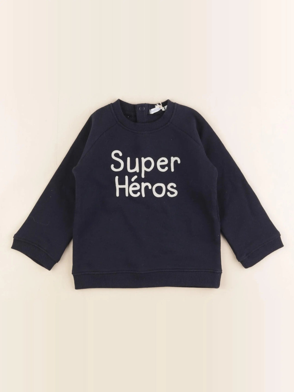Boutchou - sweat bleu - 24 mois
