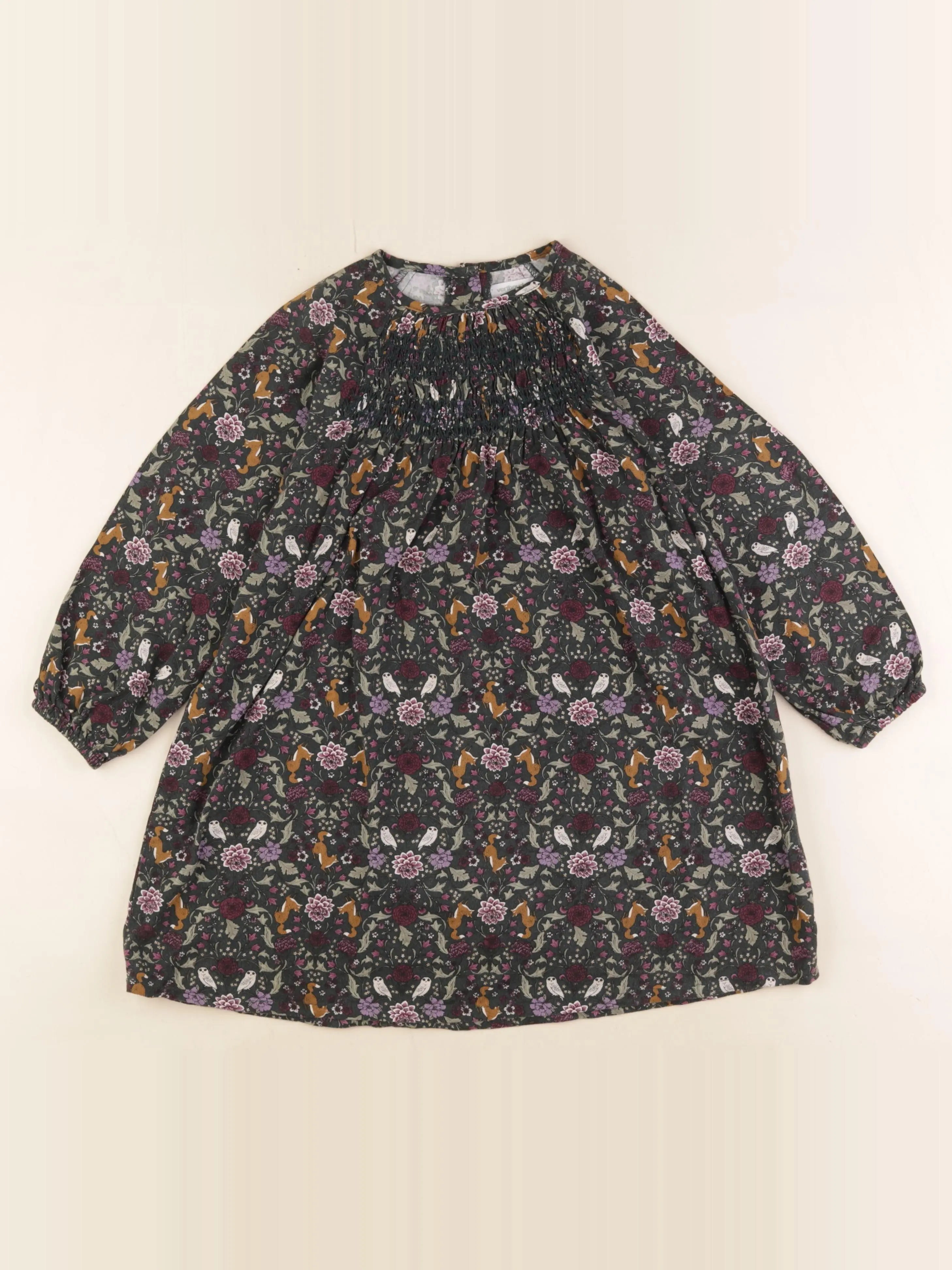 Vertbaudet - robe multicolore - 6 ans