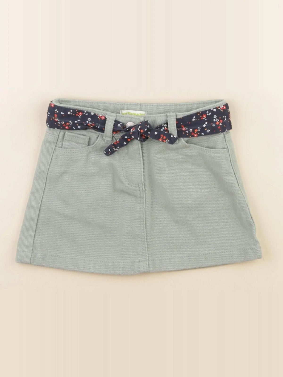 Vertbaudet - jupe vert - 3 ans