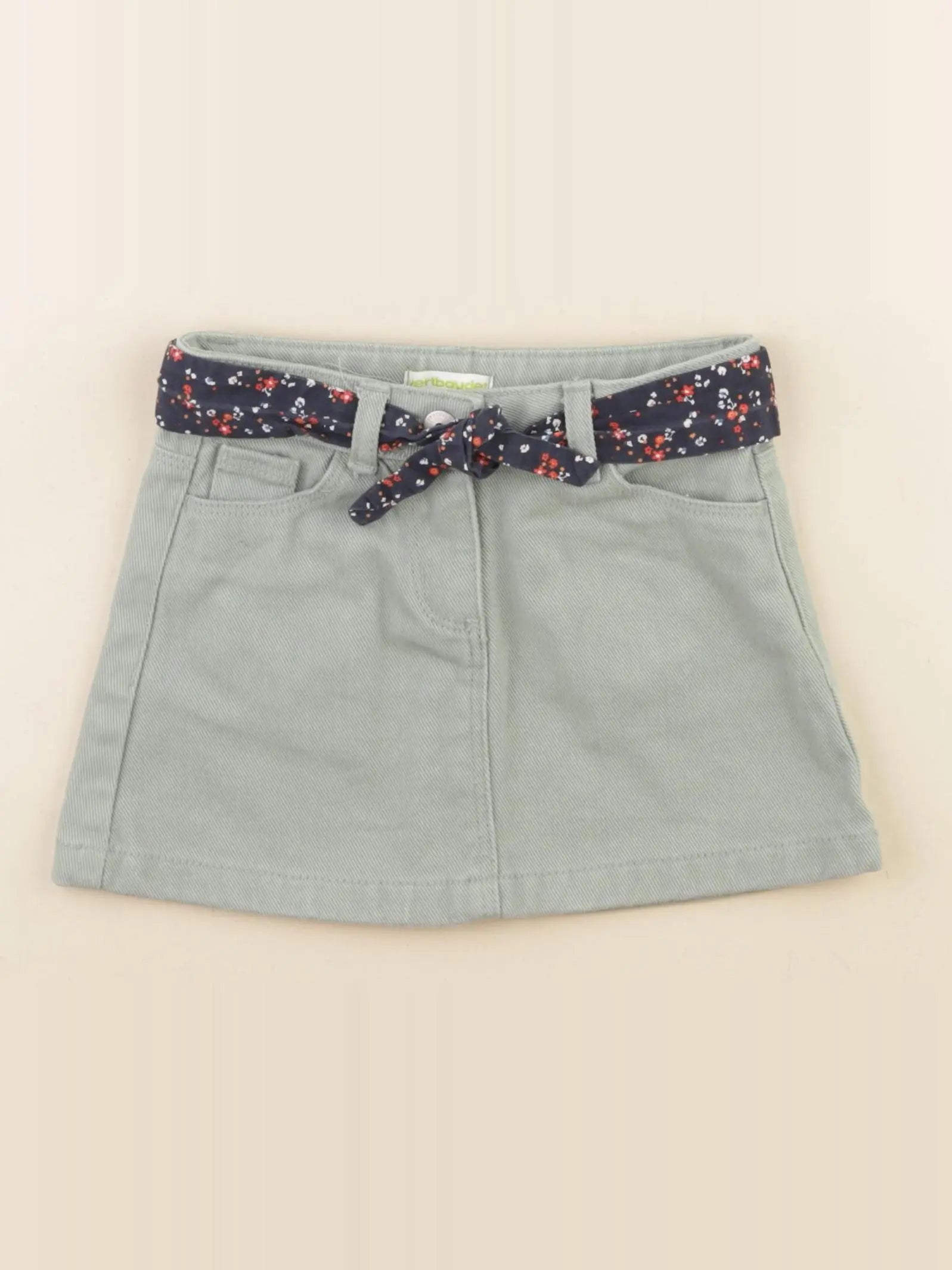 Vertbaudet - jupe vert - 3 ans