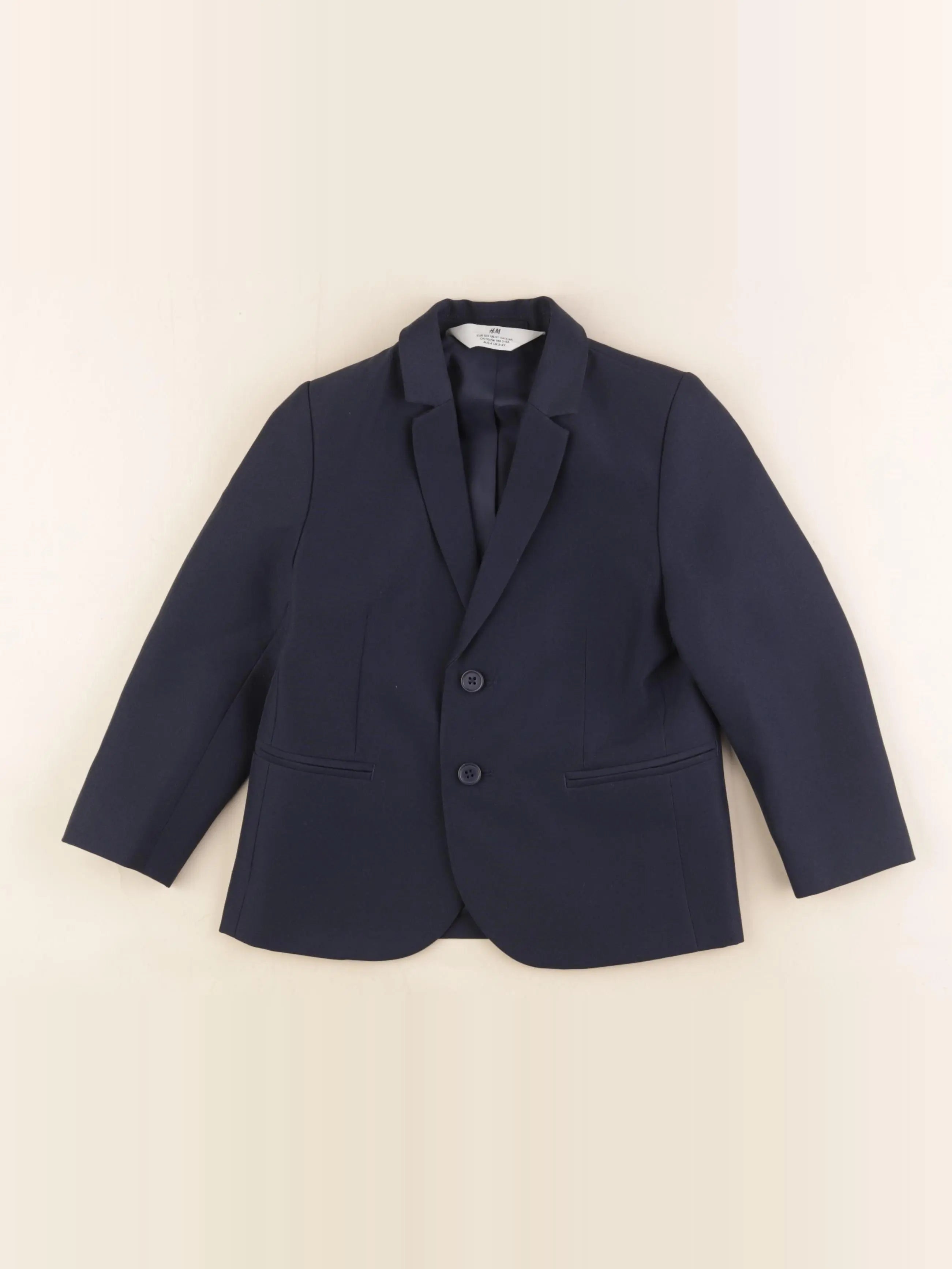 H&M - veste bleu - 3/4 ans