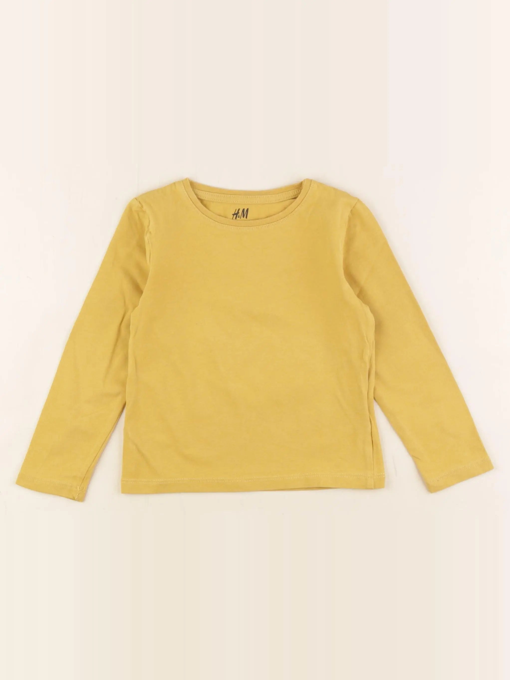 H&M - tee-shirt jaune - 18 mois à 2 ans